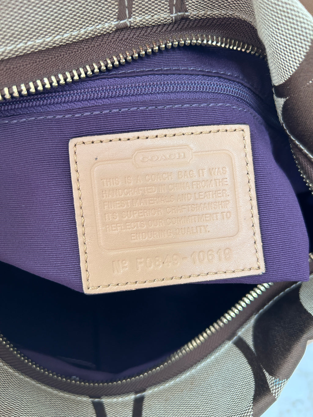 Vintage Coach Carly shoulder bag