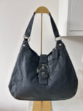 Vintage Coach Soho hobo black leather shoulder bag
