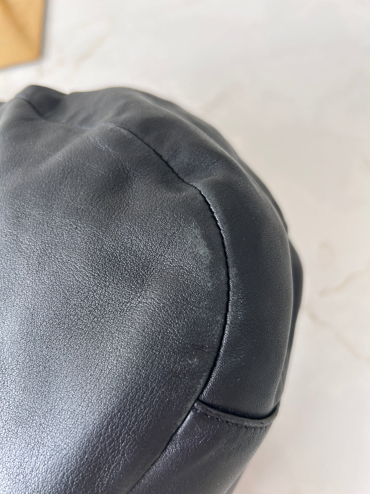 Vintage Coach Soho hobo black leather shoulder bag