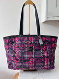 Vintage Coach extra large tote shoulder bag