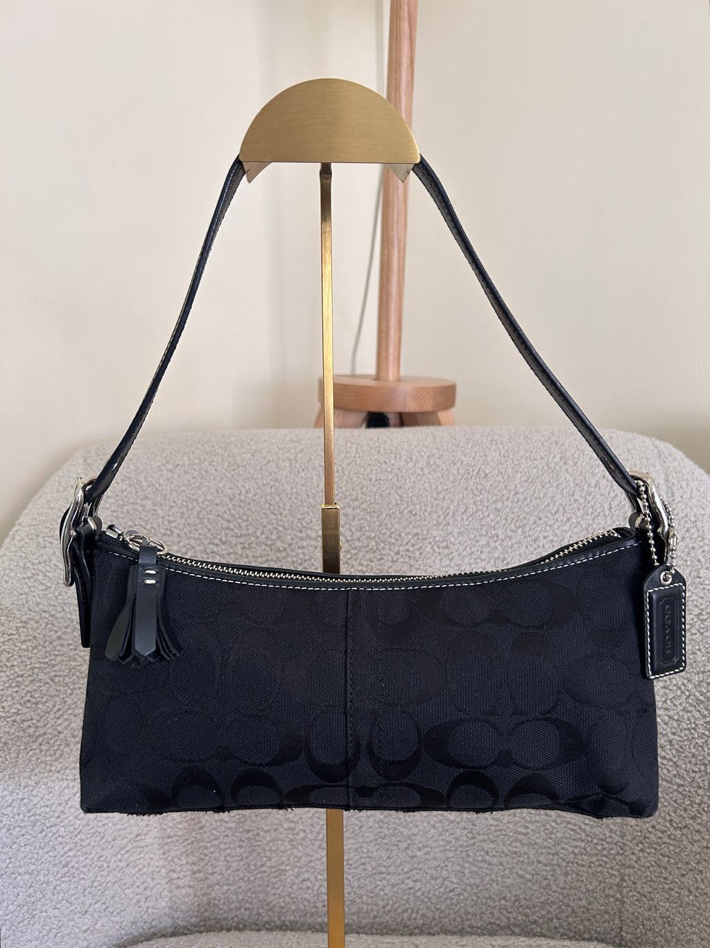 Vintage Coach baguette shoulder bag