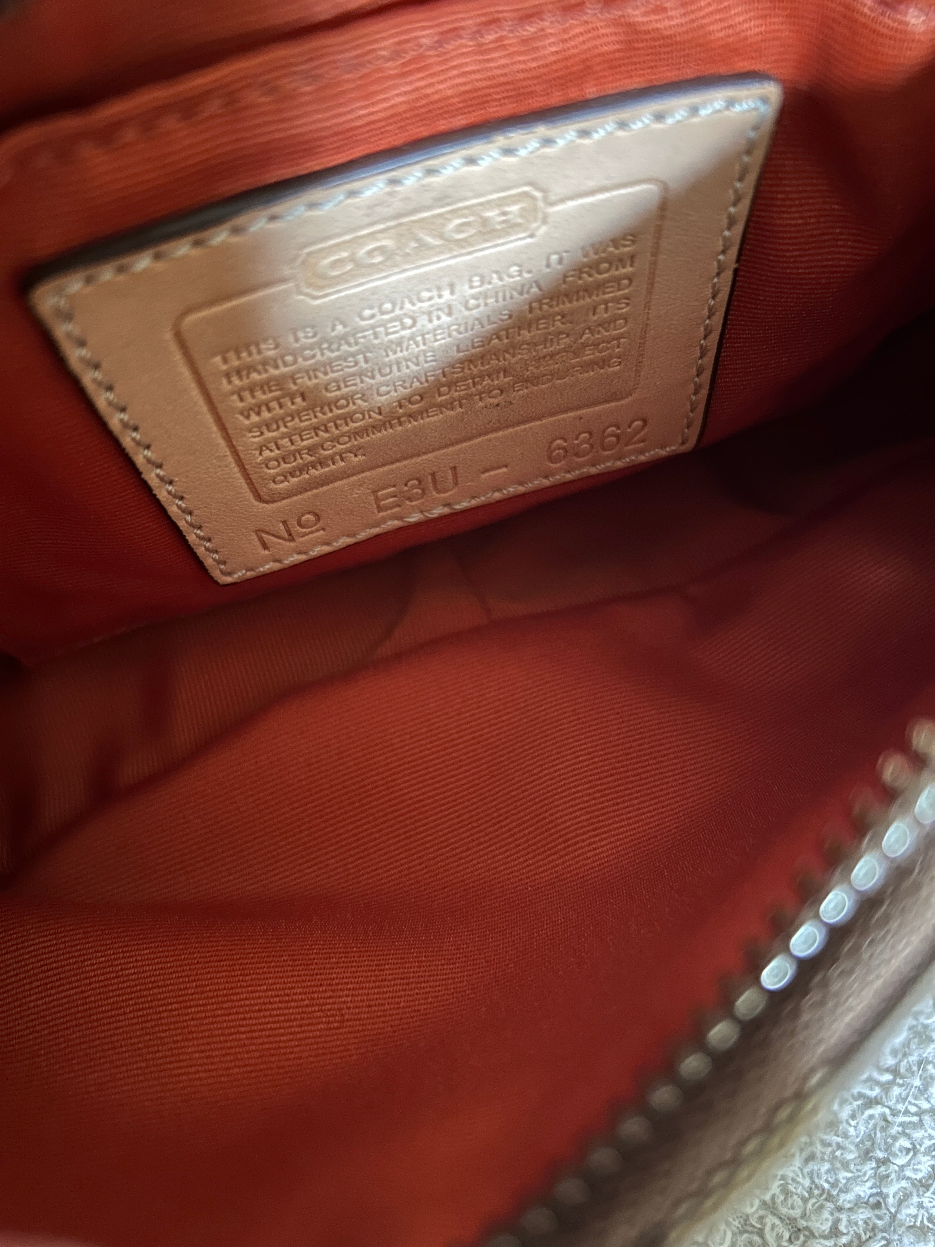 Vintage Coach mini shoulder bag