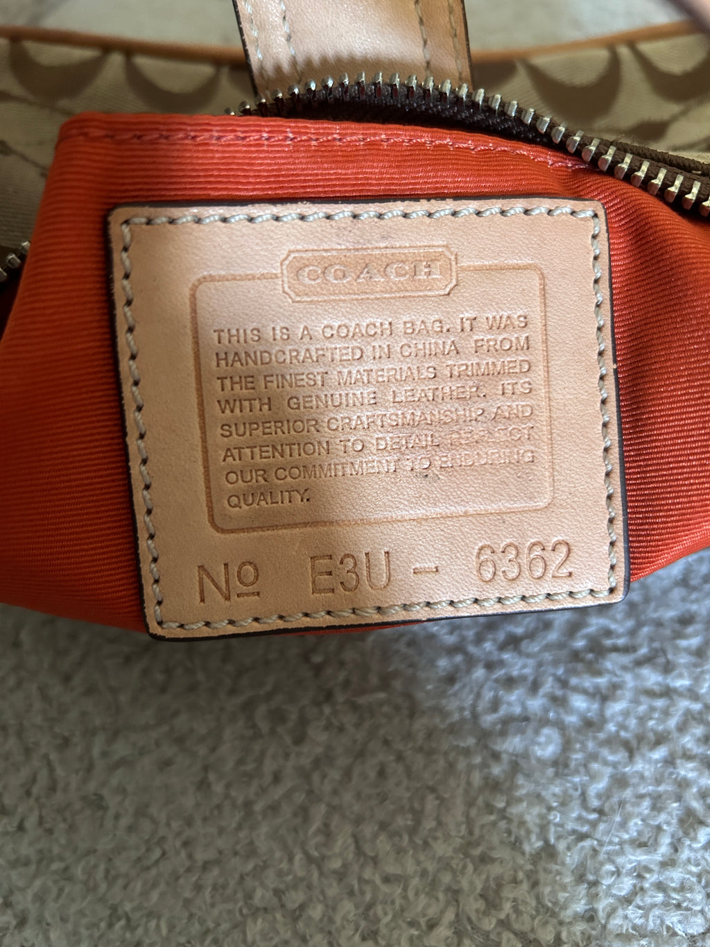 Vintage Coach mini shoulder bag