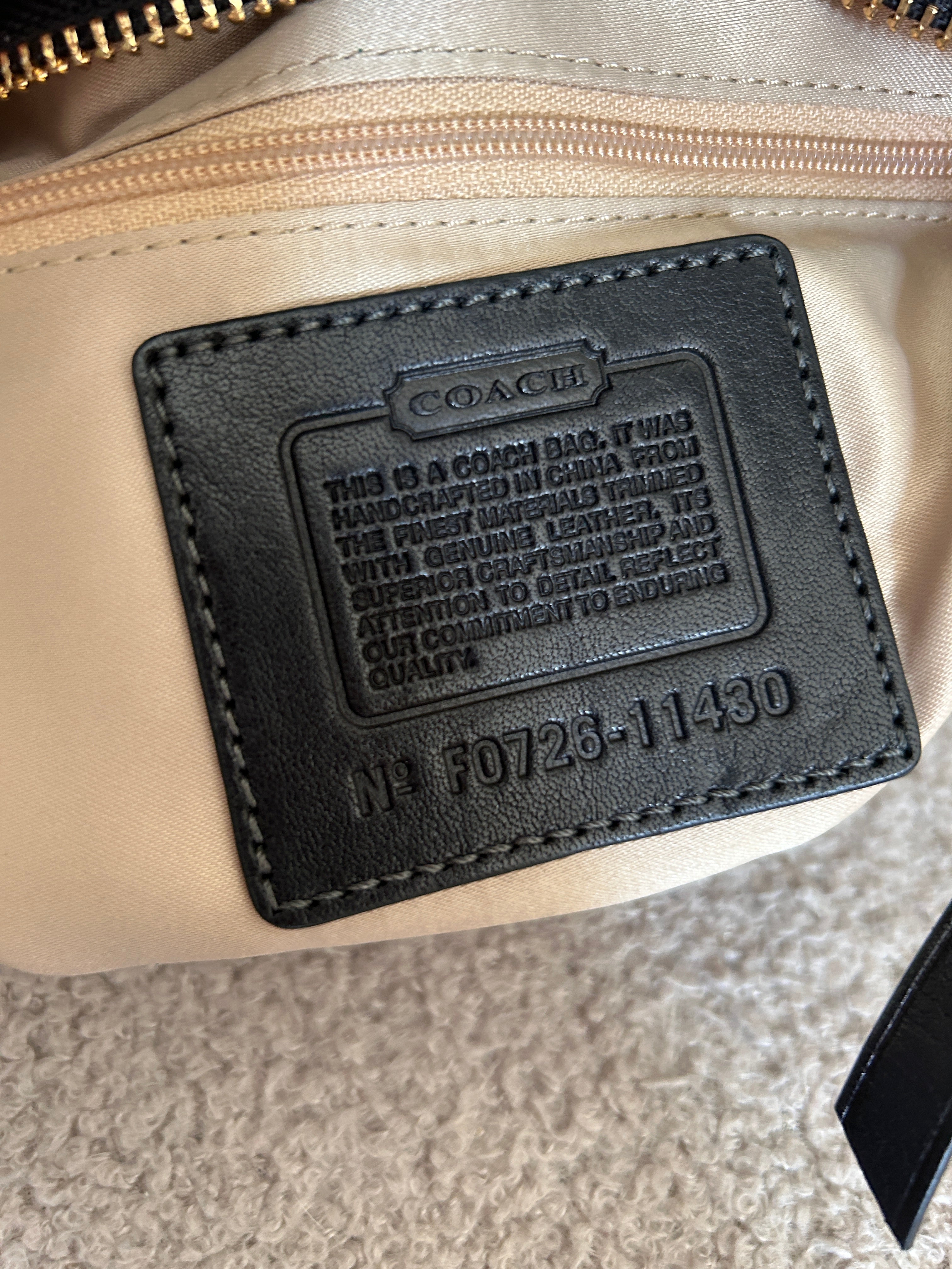 Vintage Coach Bleeker shoulder bag