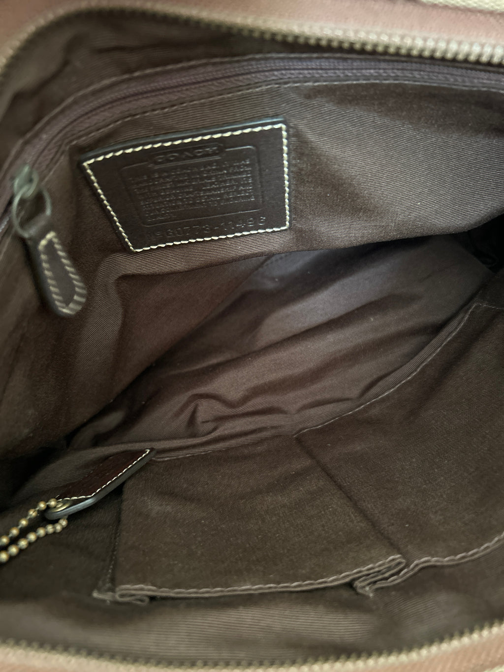 Vintage Coach patchwork shoulder bag