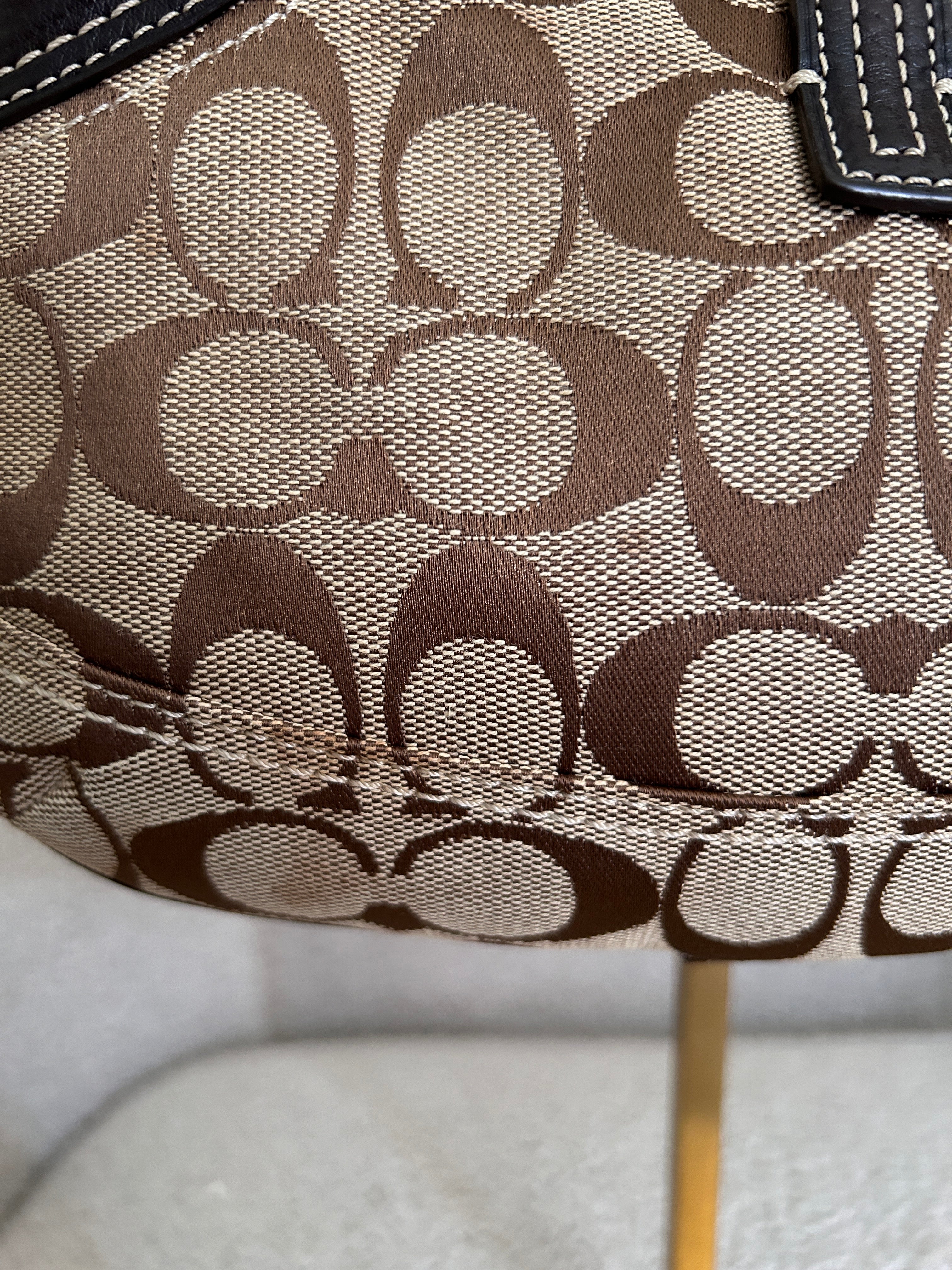 Vintage Coach mini Hampton shoulder bag