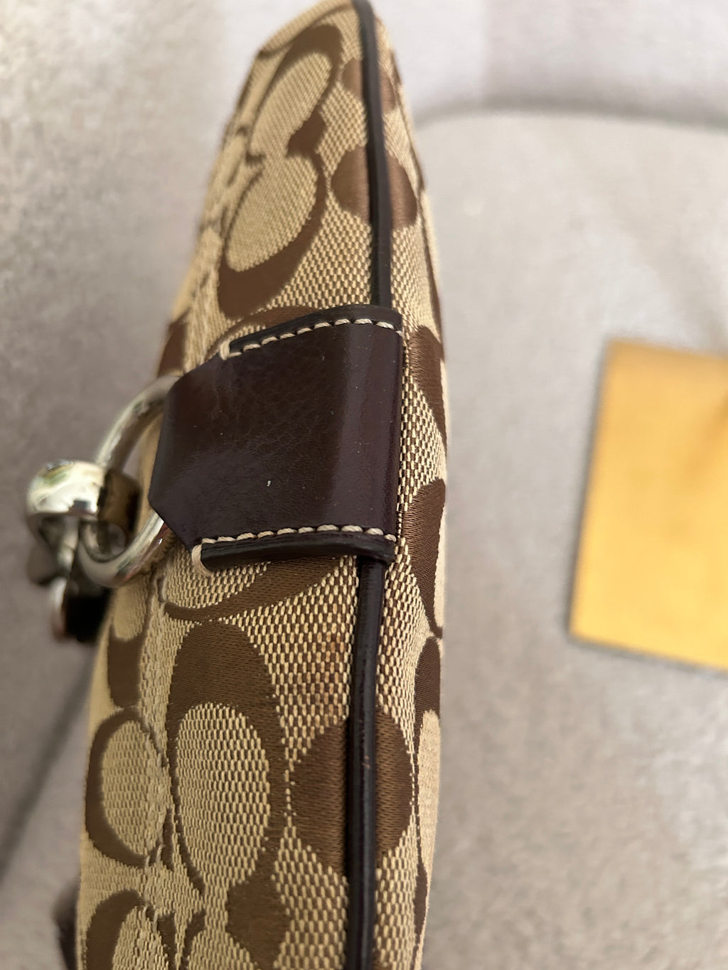 Vintage Coach mini Hampton shoulder bag