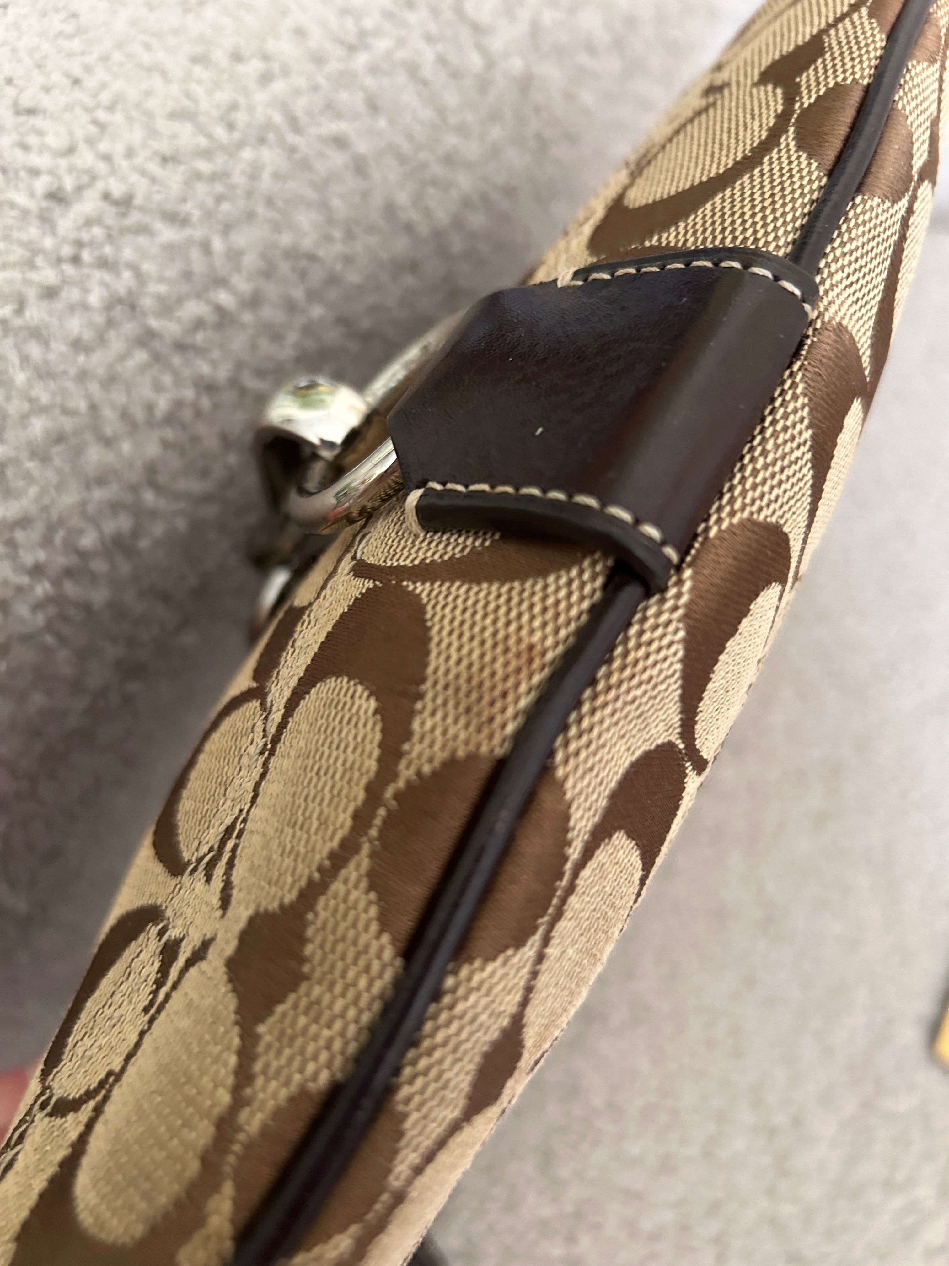 Vintage Coach mini Hampton shoulder bag