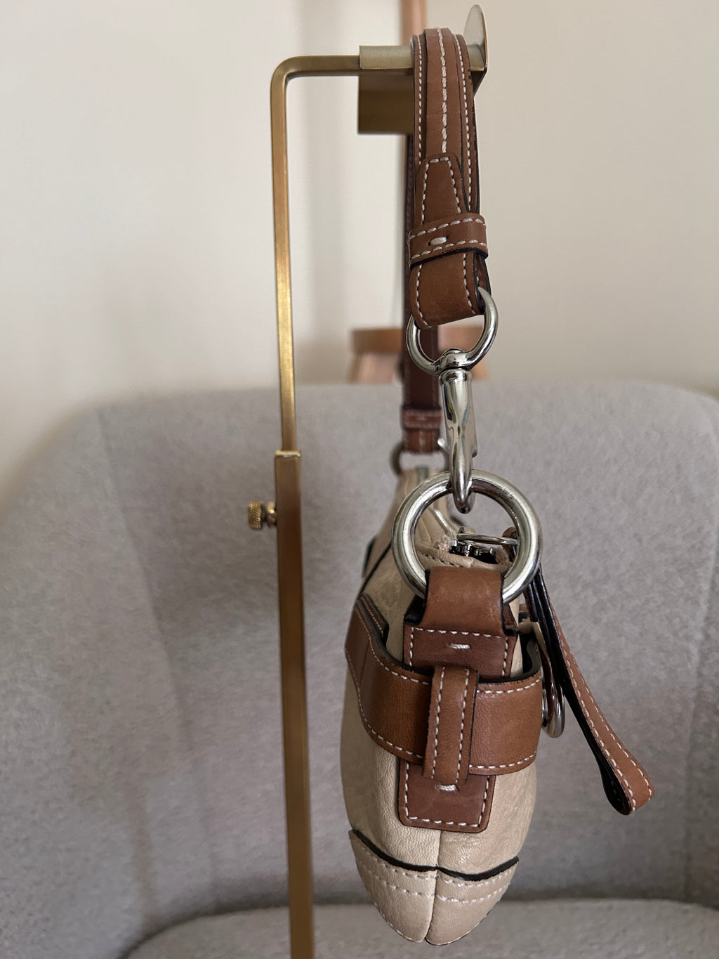 Vintage Coach mini Soho buckle shoulder bag