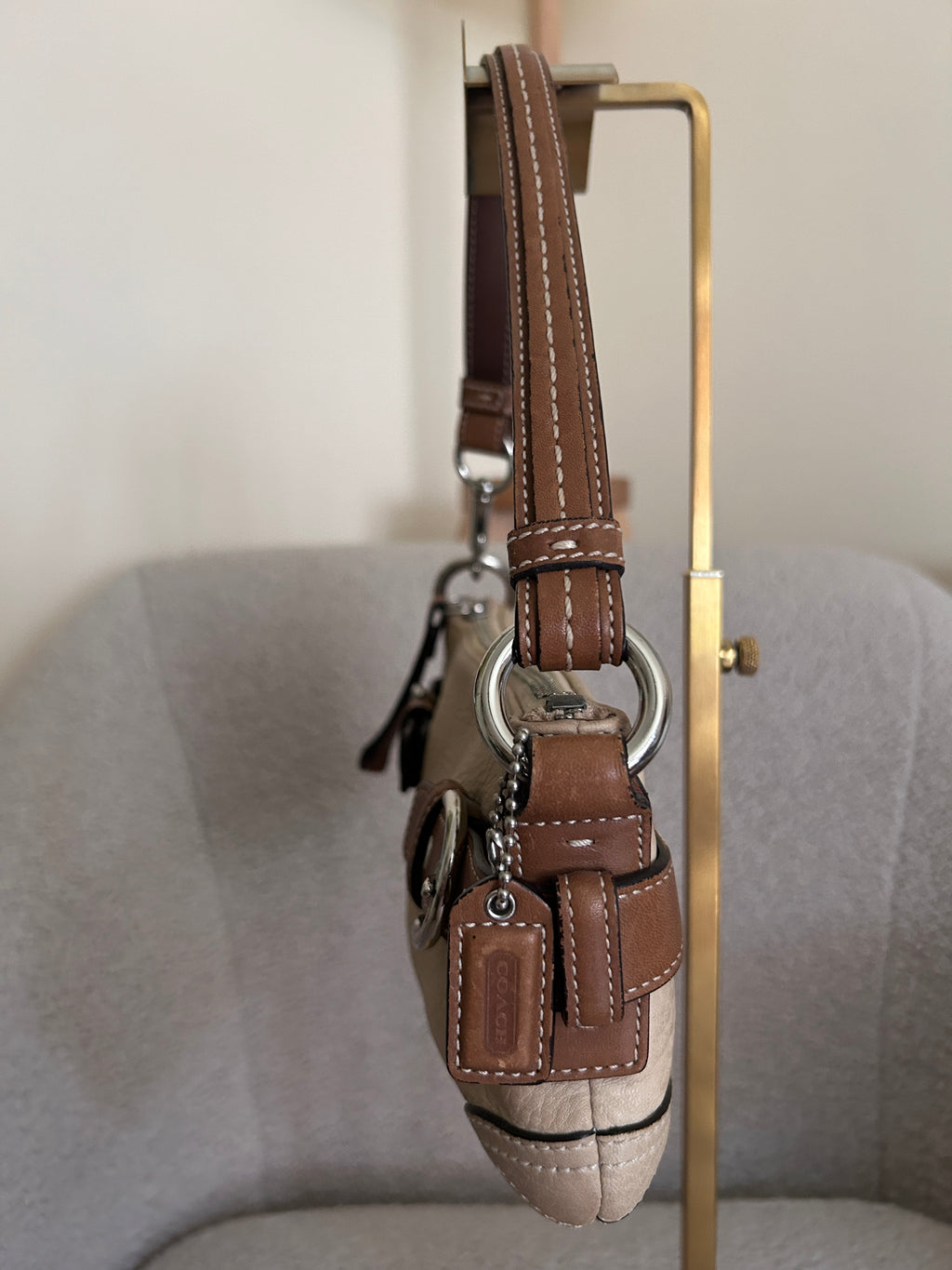 Vintage Coach mini Soho buckle shoulder bag