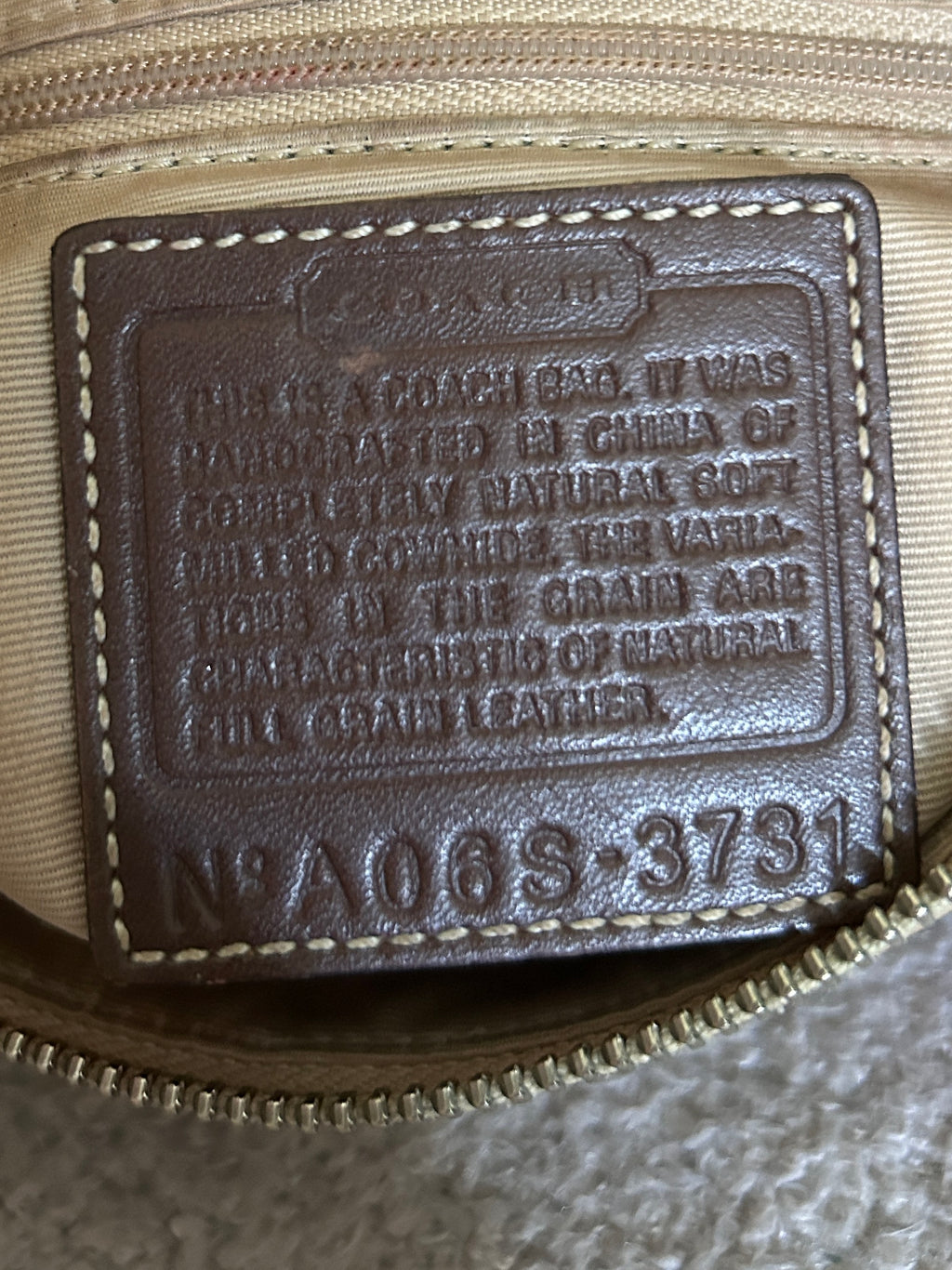 Vintage Coach mini Soho buckle shoulder bag
