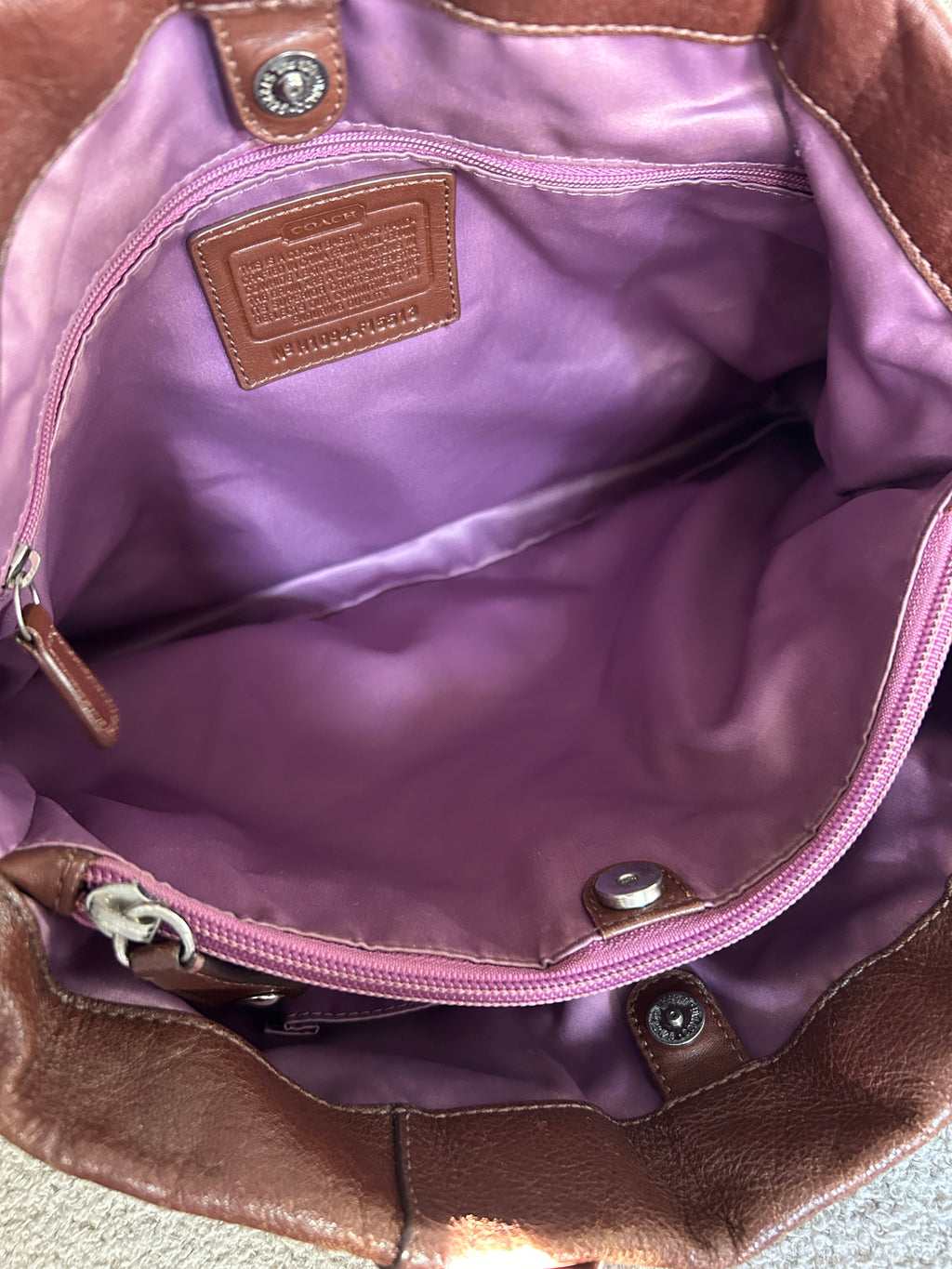 Vintage Coach Ashley tote bag