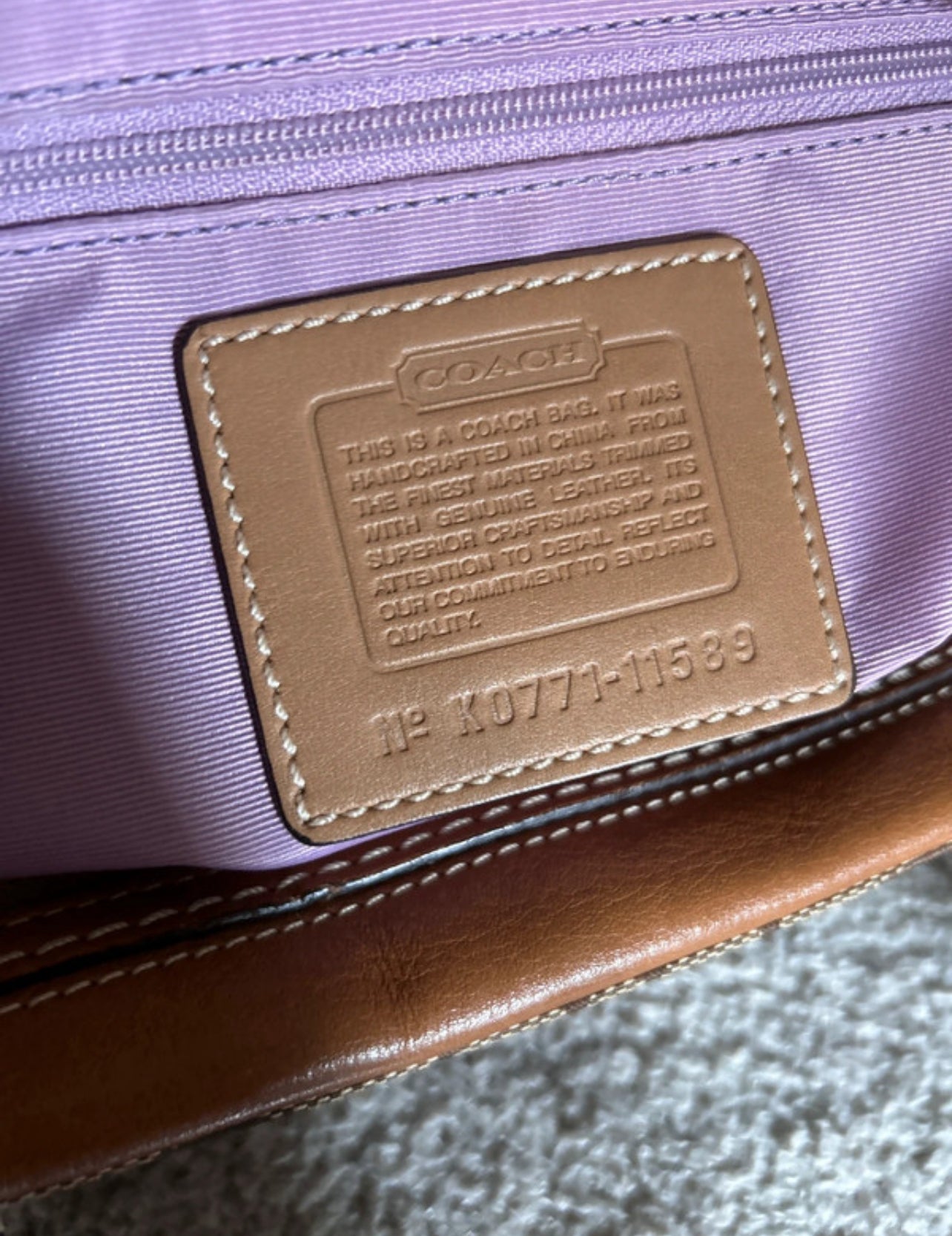 Vintage Coach shoulder bag