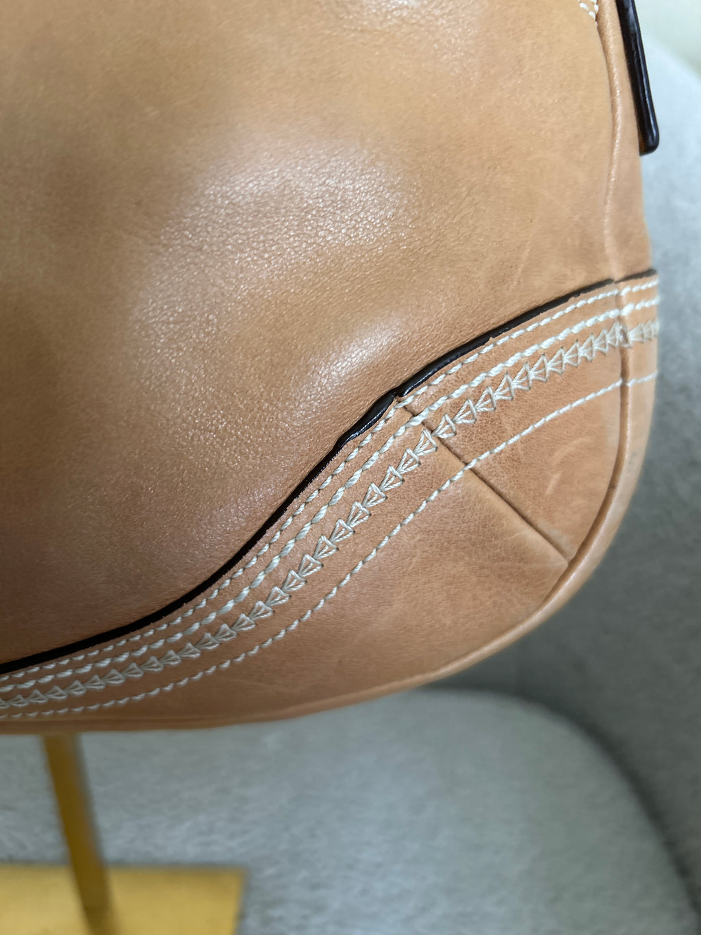 Vintage Coach Soho brown leather shoulder bag