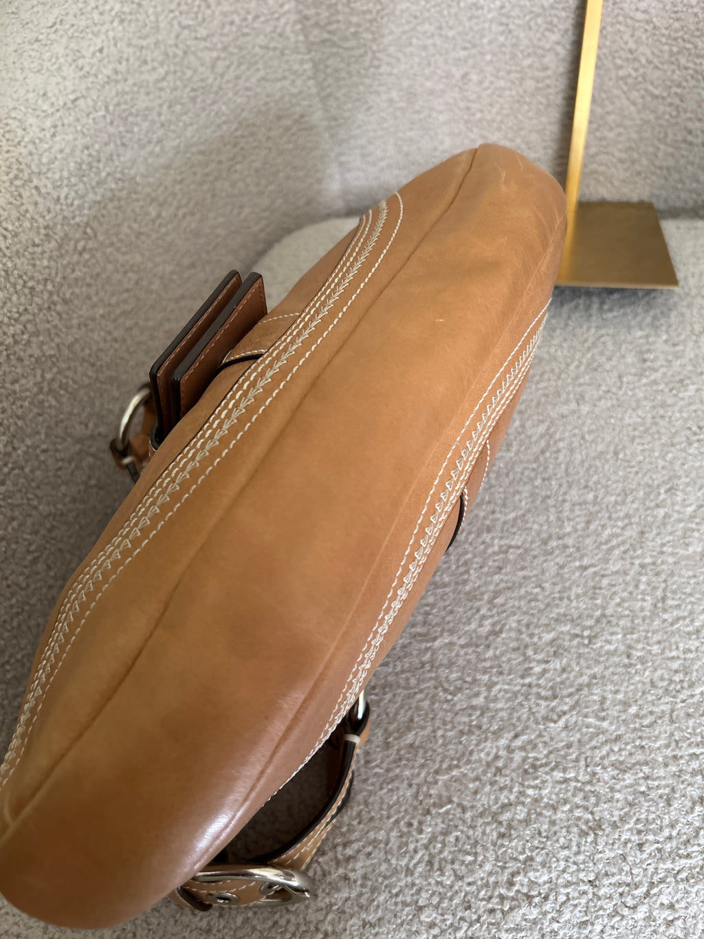 Vintage Coach Soho brown leather shoulder bag