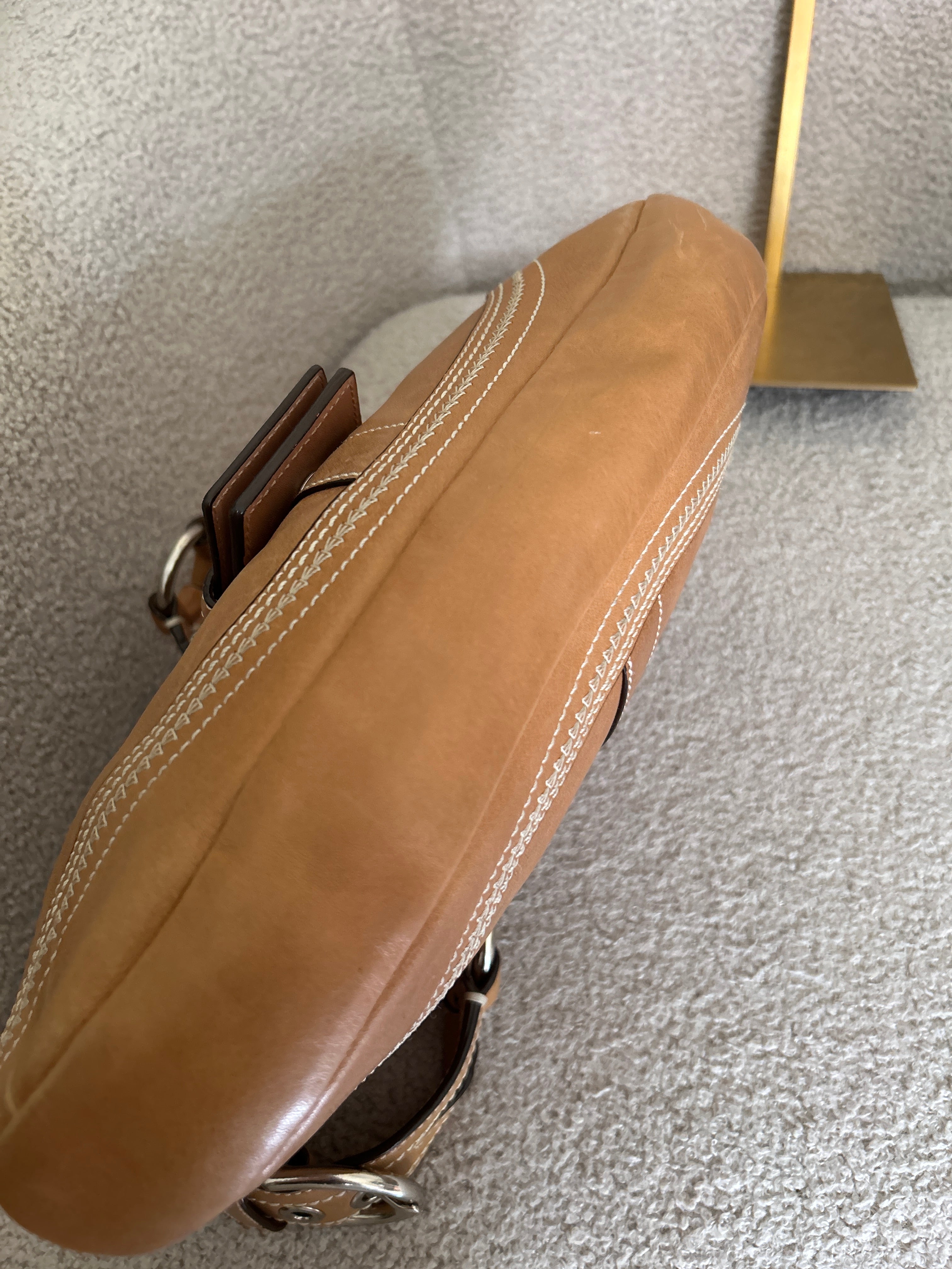 Vintage Coach Soho brown leather shoulder bag