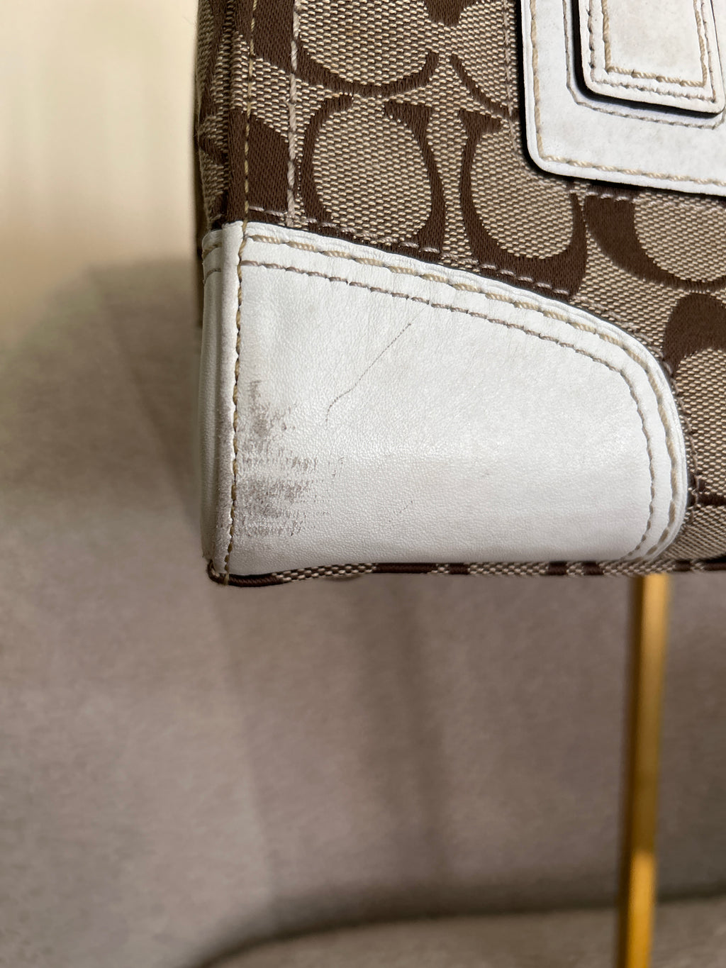Vintage Coach Hampton shoulder bag