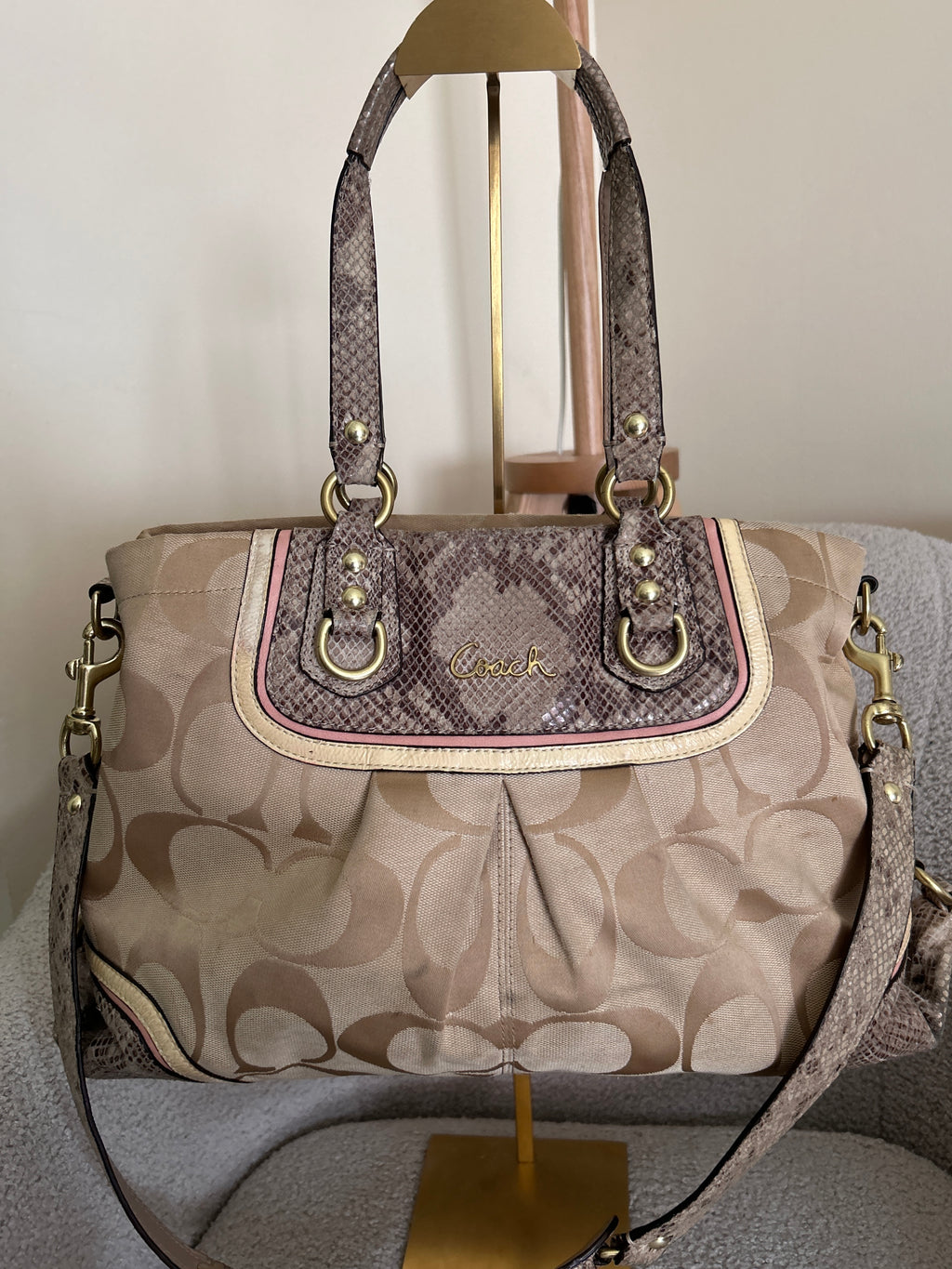 Vintage Coach Ashley shoulder bag
