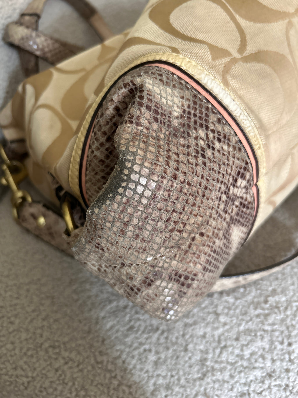 Vintage Coach Ashley shoulder bag