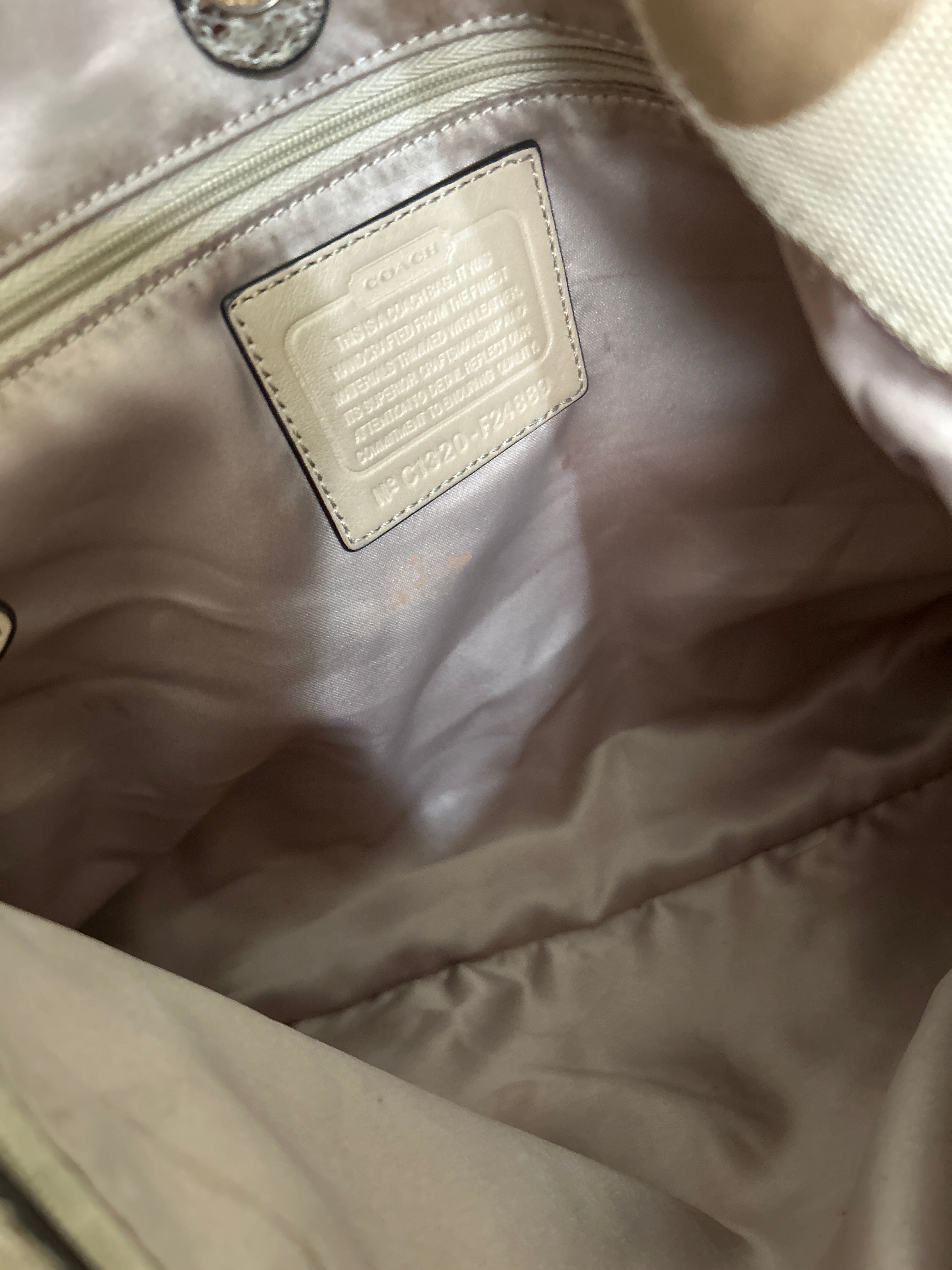 Vintage Coach Ashley shoulder bag