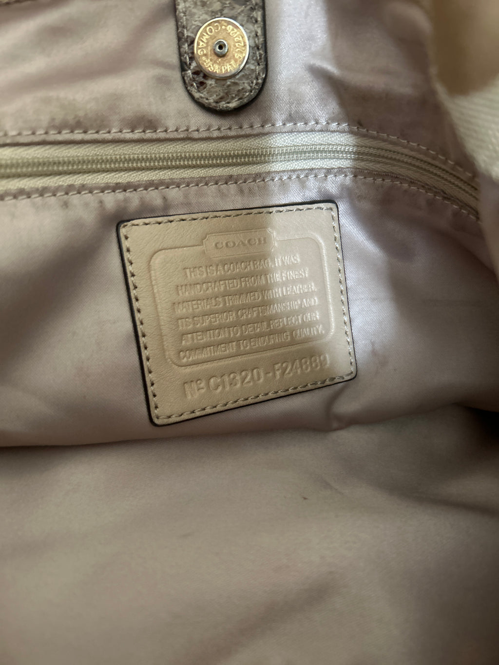Vintage Coach Ashley shoulder bag