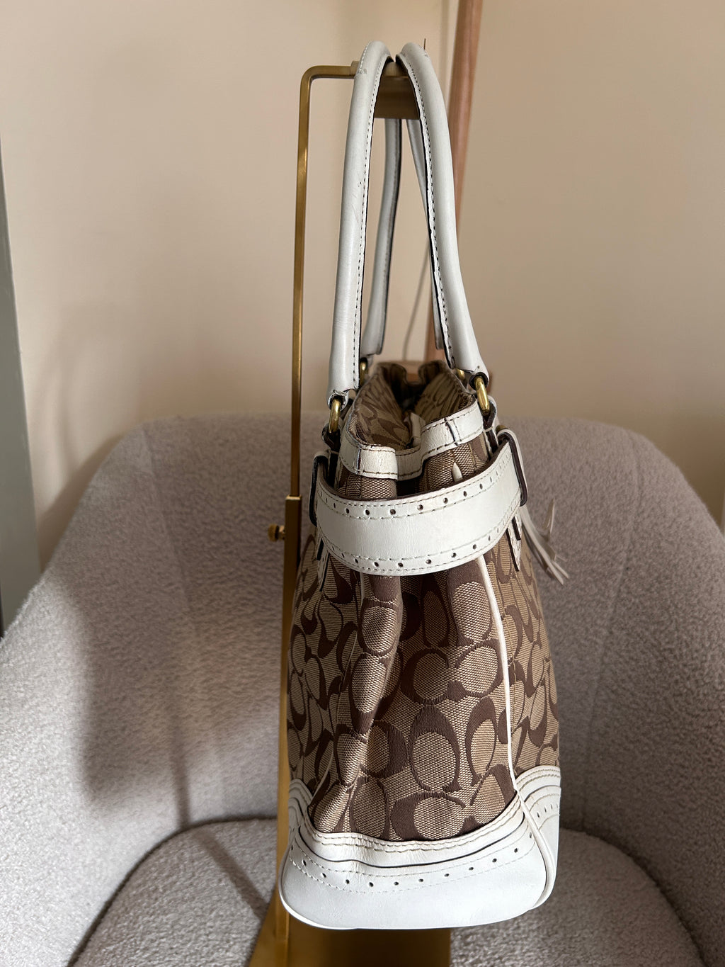 Vintage Coach Hamptons shoulder bag