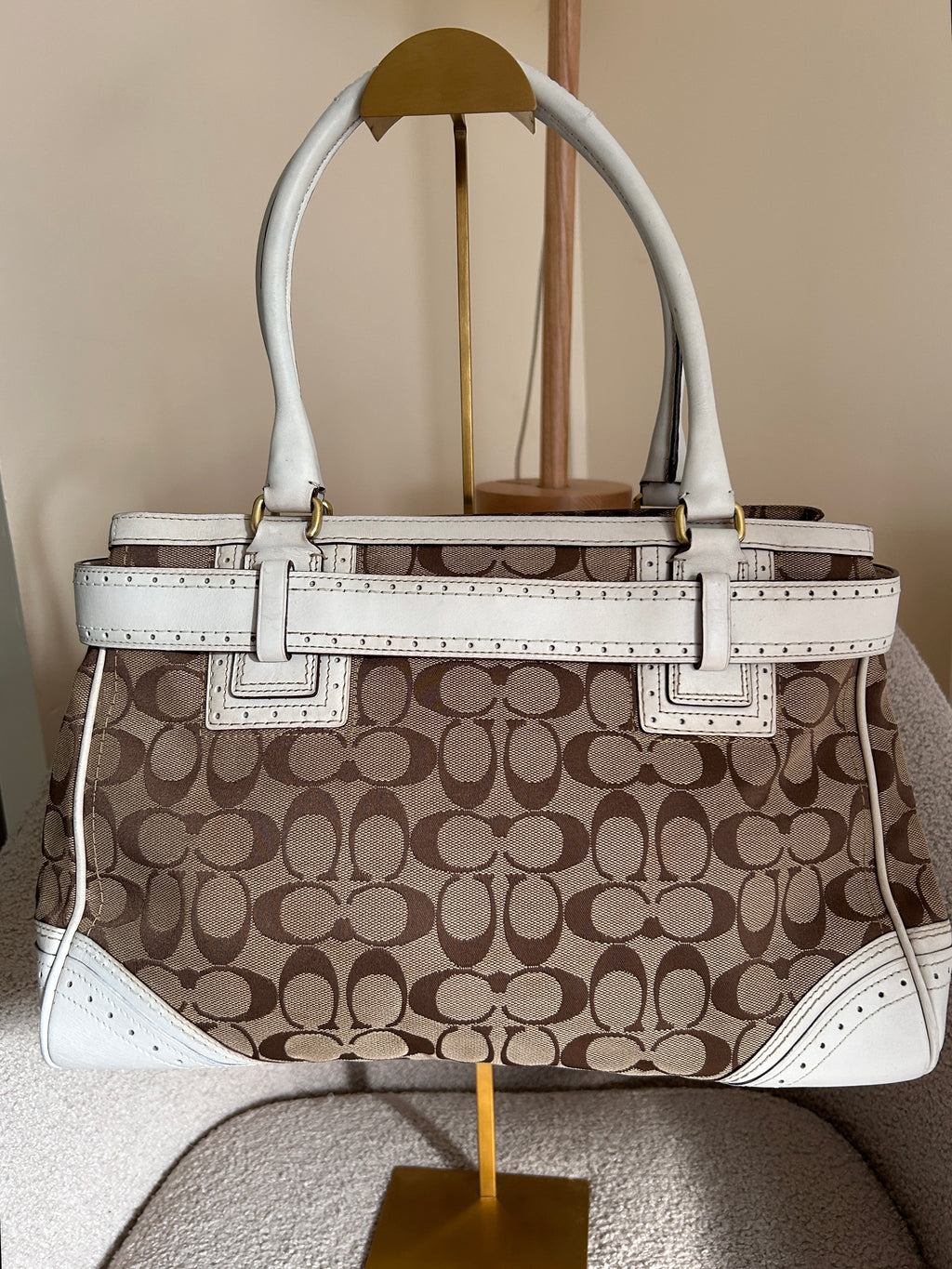 Vintage Coach Hamptons shoulder bag