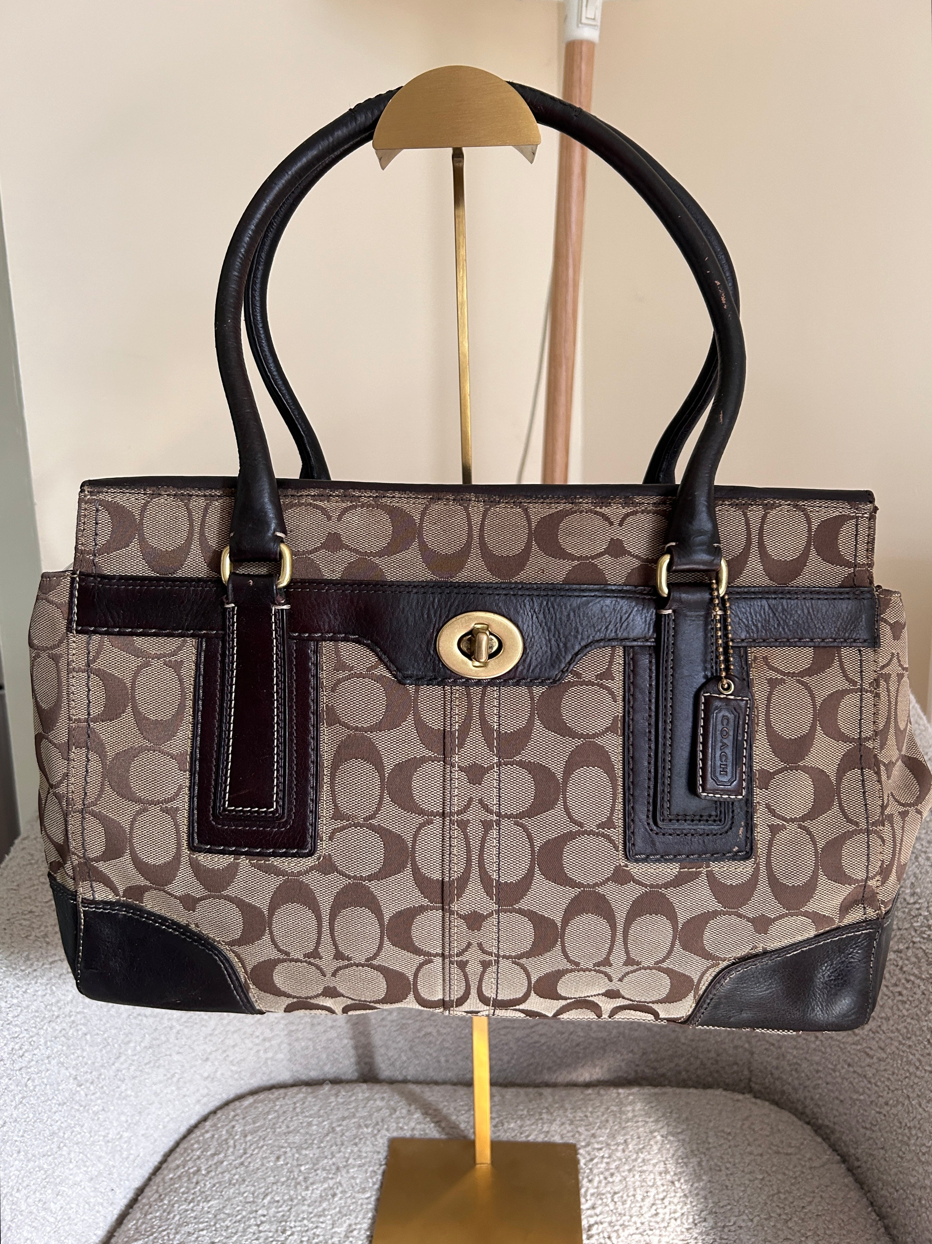 Vintage Coach Hamptons shoulder bag