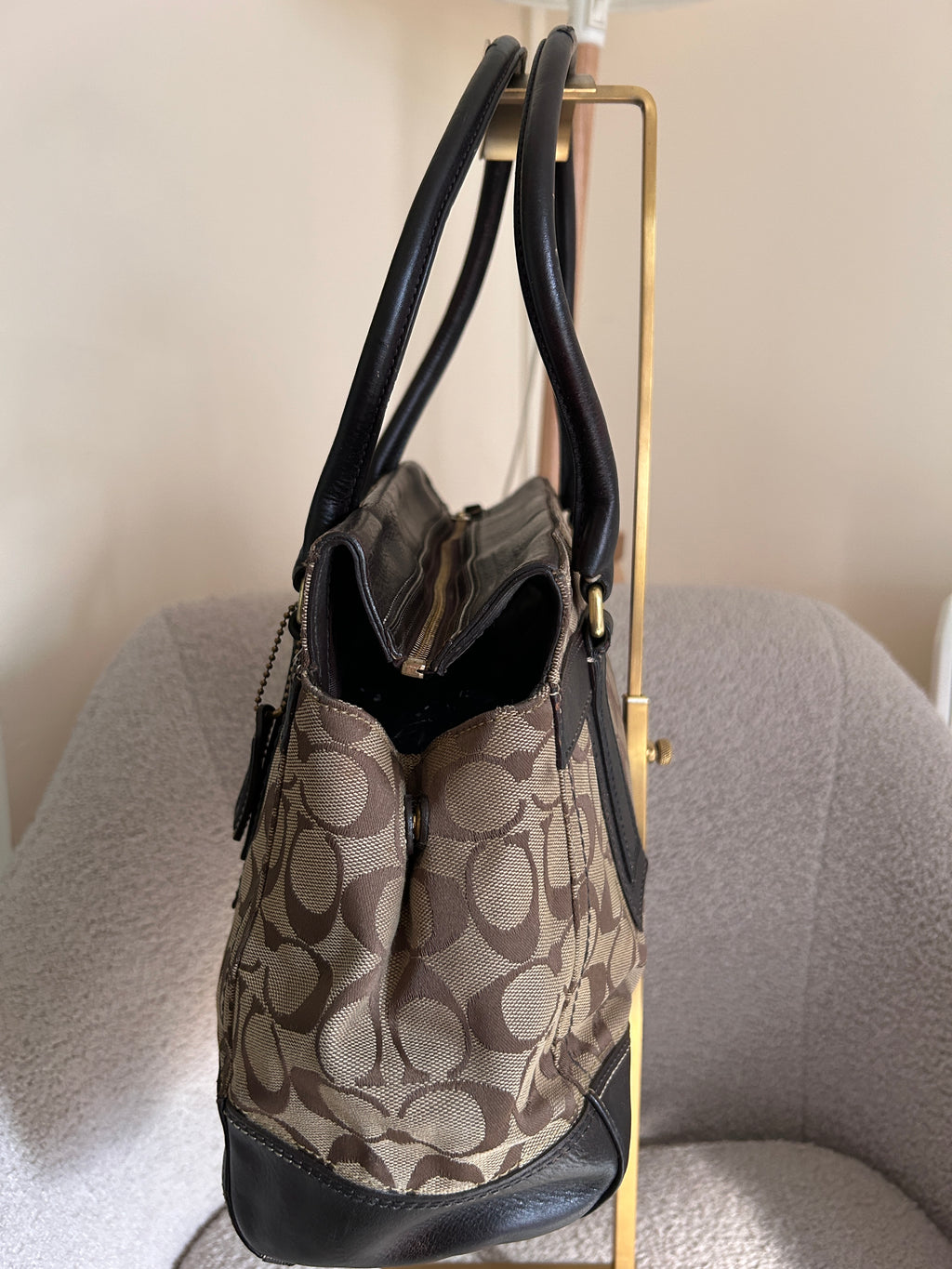 Vintage Coach Hamptons shoulder bag