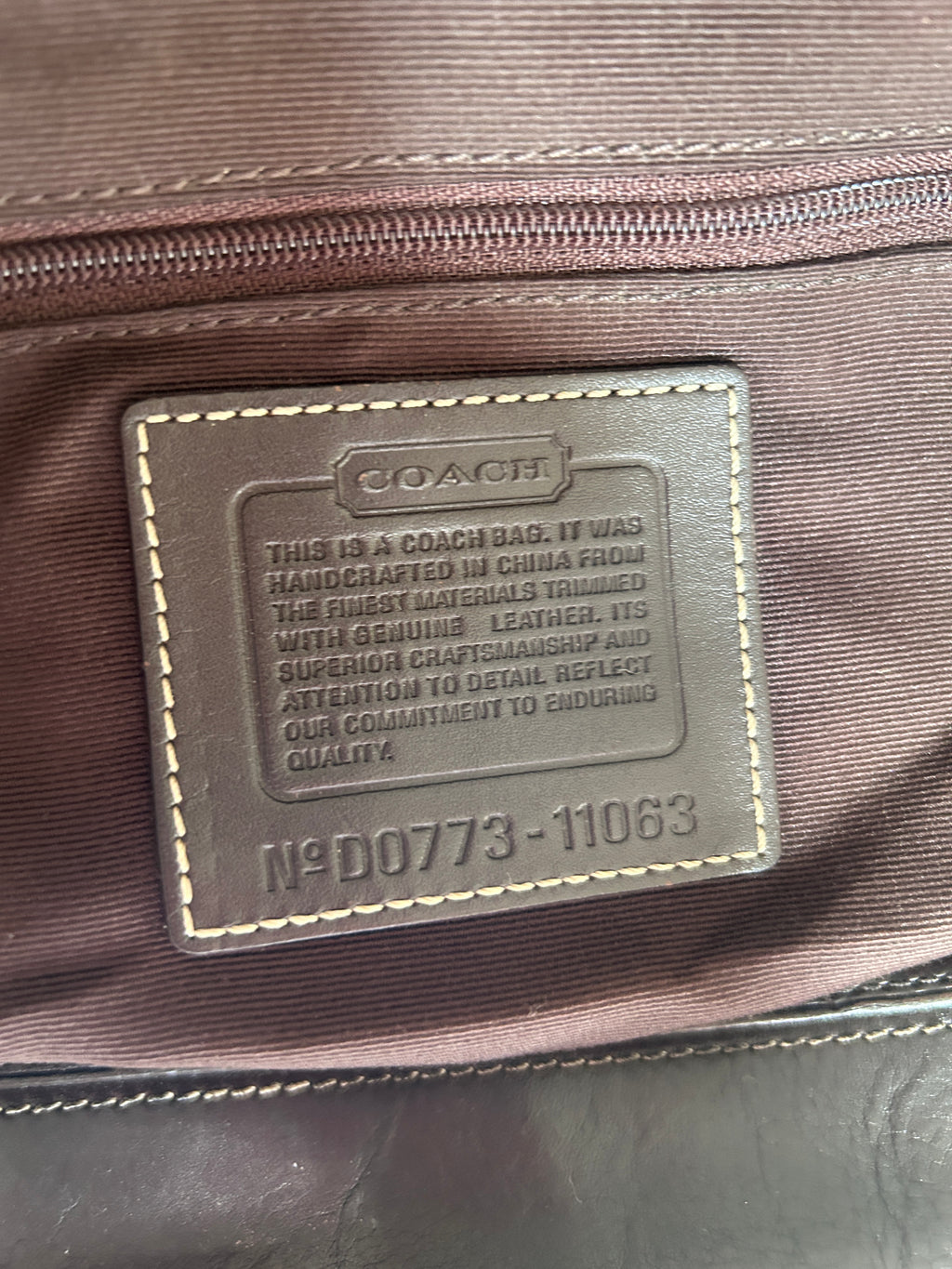 Vintage Coach Hamptons shoulder bag