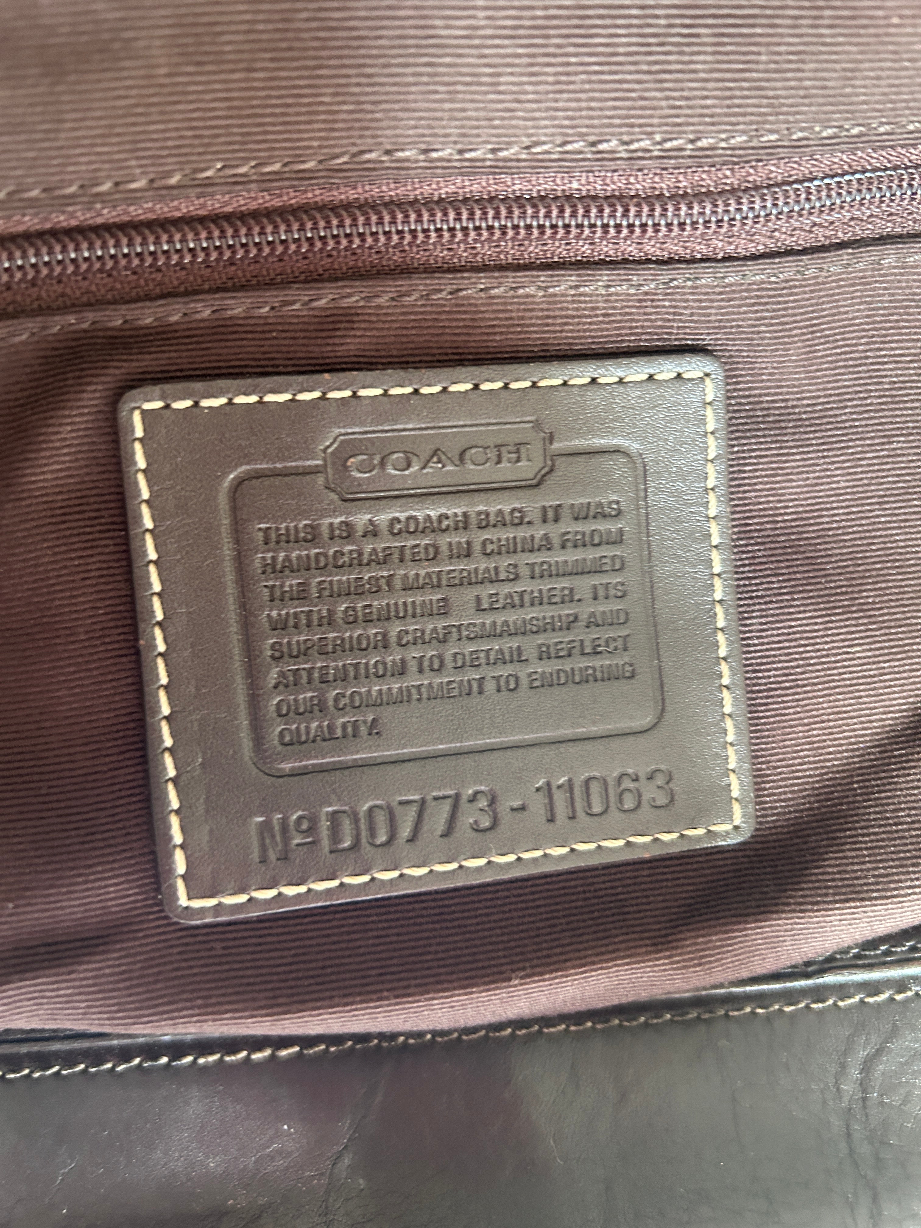 Vintage Coach Hamptons shoulder bag
