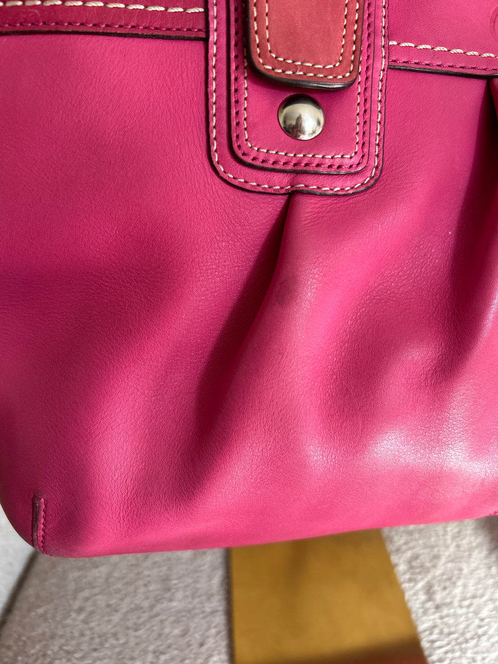 Vintage Coach Soho pink shoulder bag