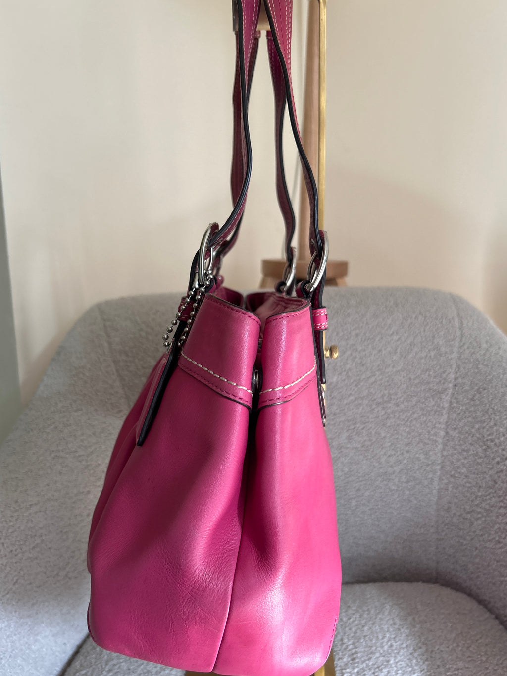 Vintage Coach Soho pink shoulder bag