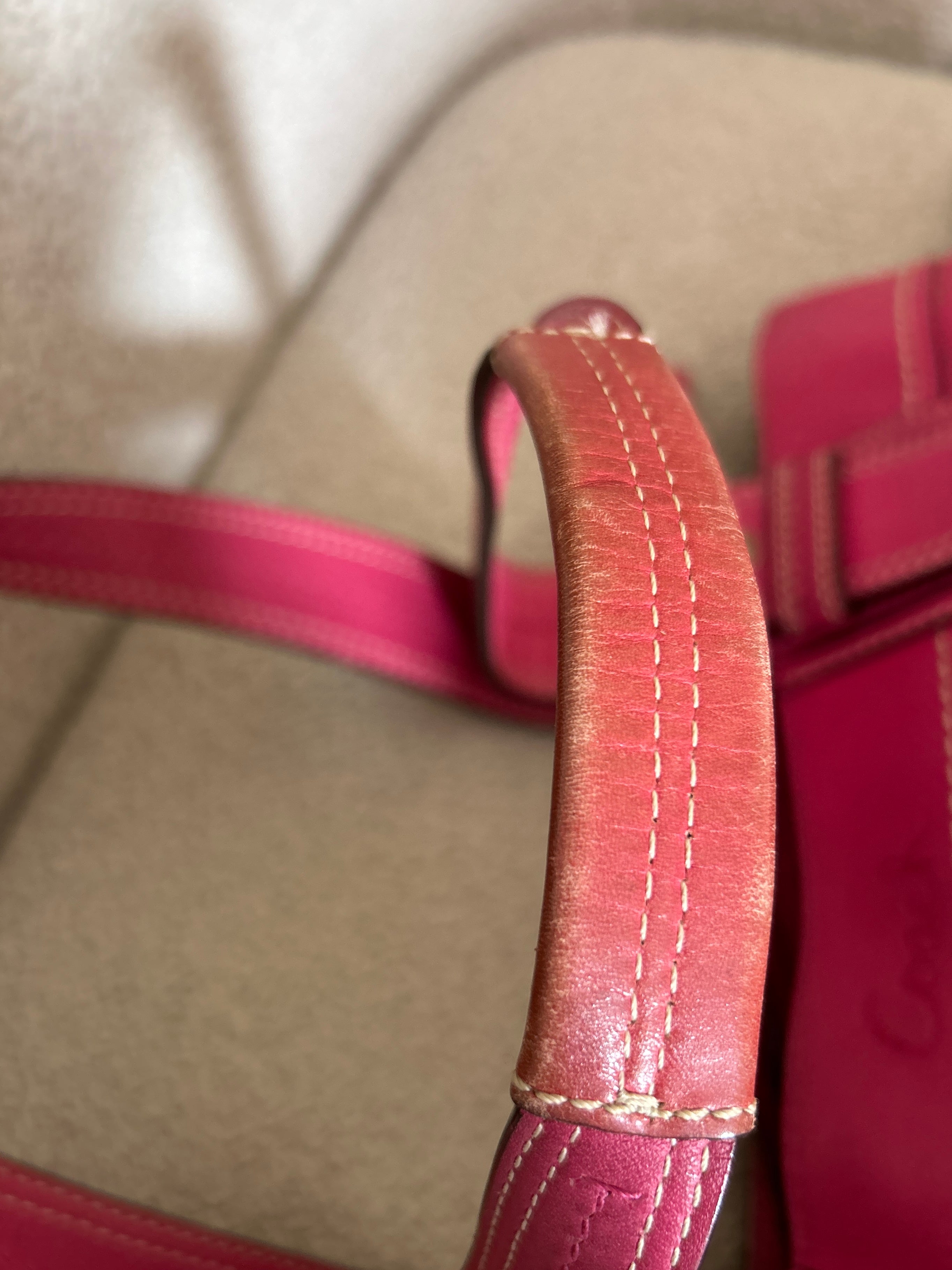 Vintage Coach Soho pink shoulder bag