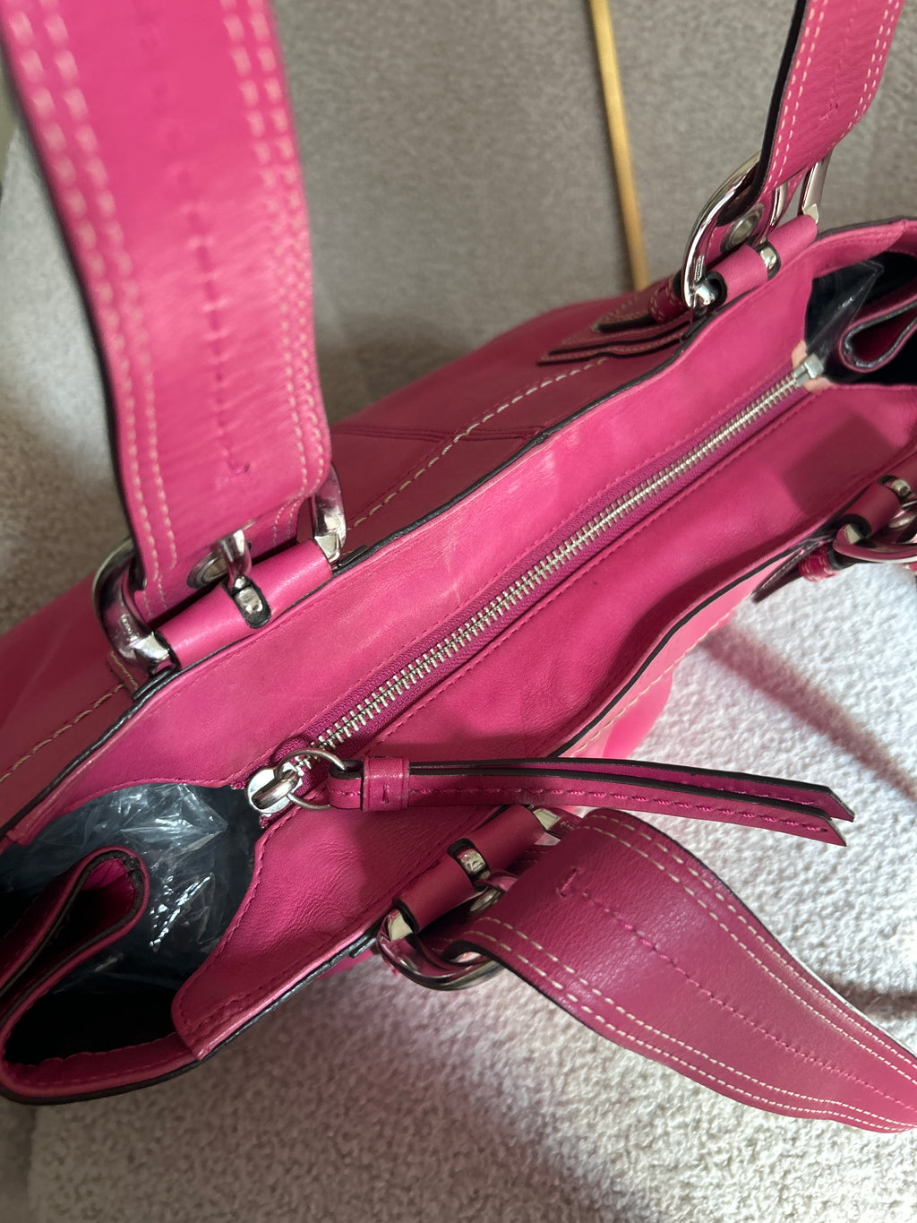 Vintage Coach Soho pink shoulder bag