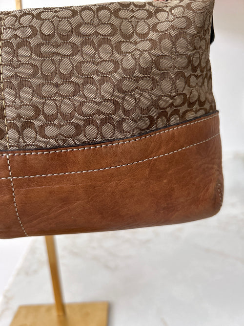 Vintage Coach brown shoulder bag
