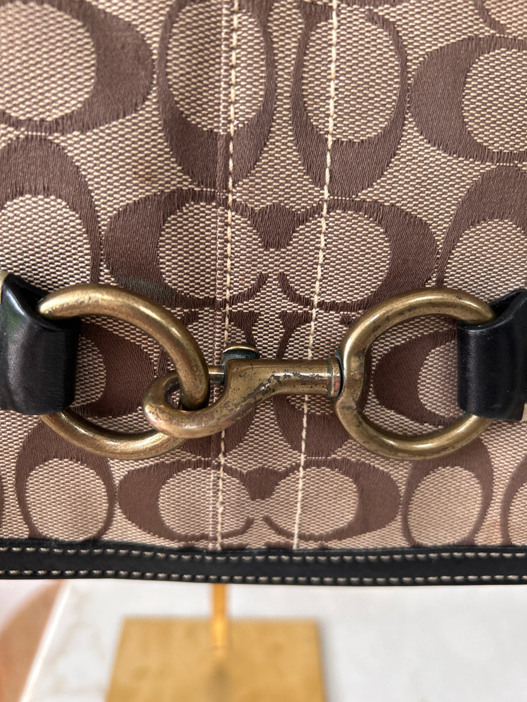Vintage Coach Ergo clip shoulder bag