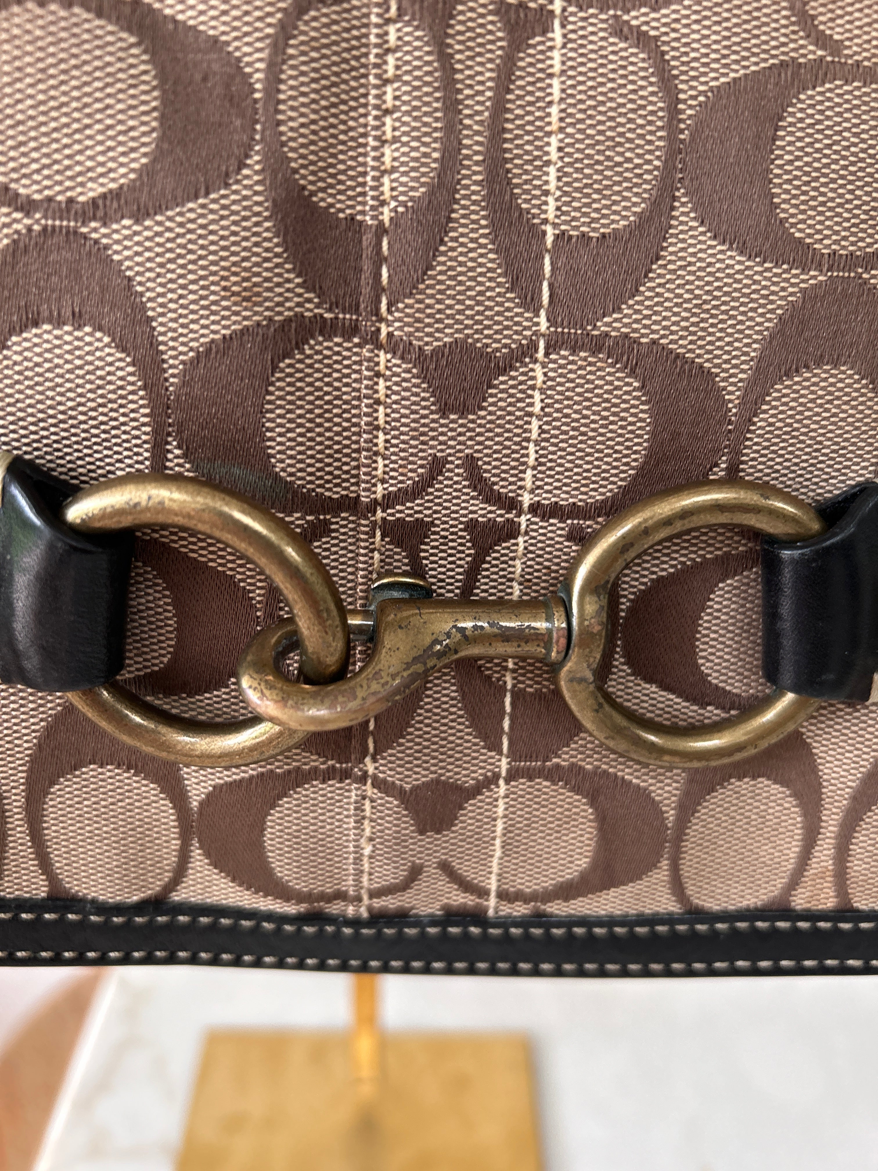 Vintage Coach Ergo clip shoulder bag