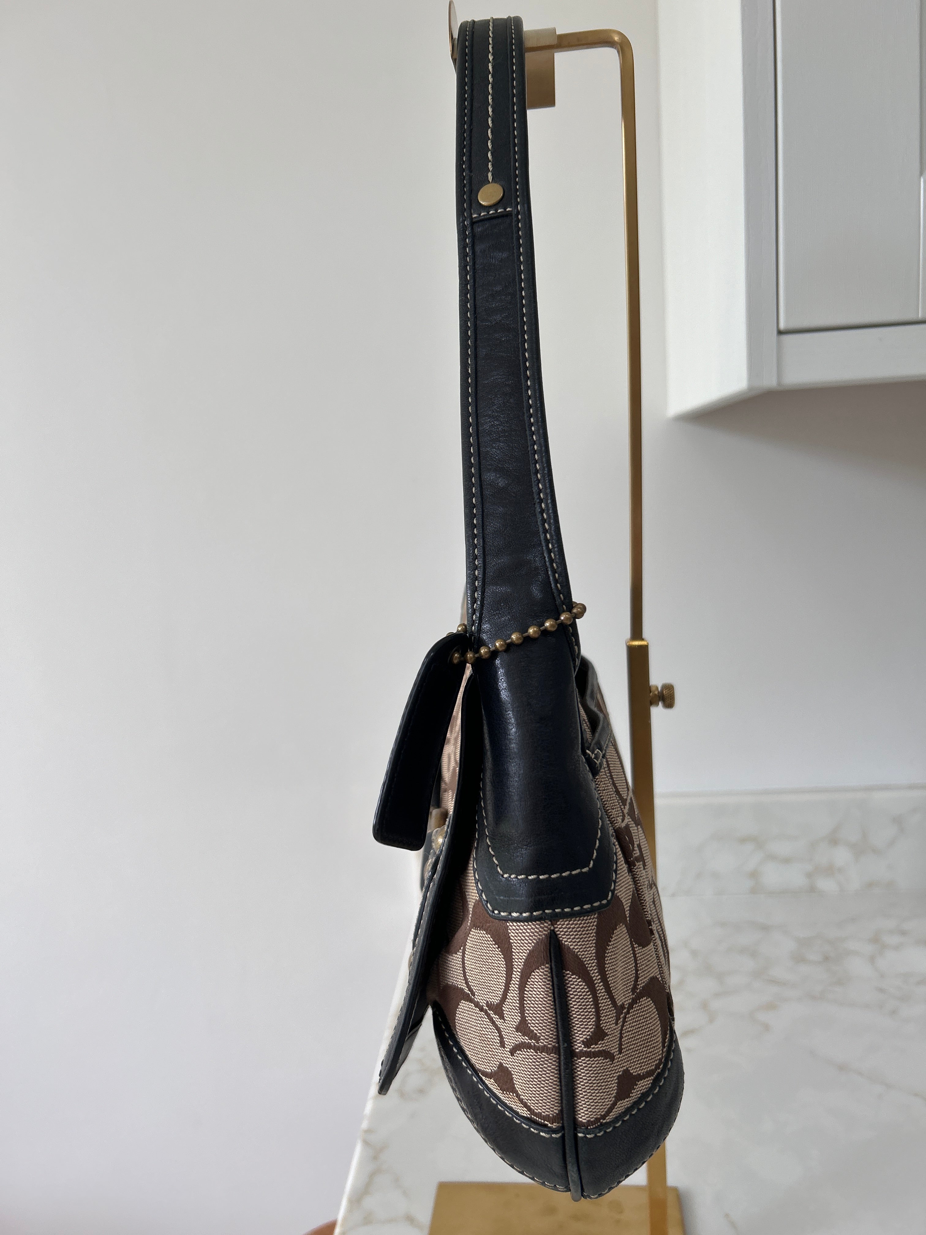 Vintage Coach Ergo clip shoulder bag