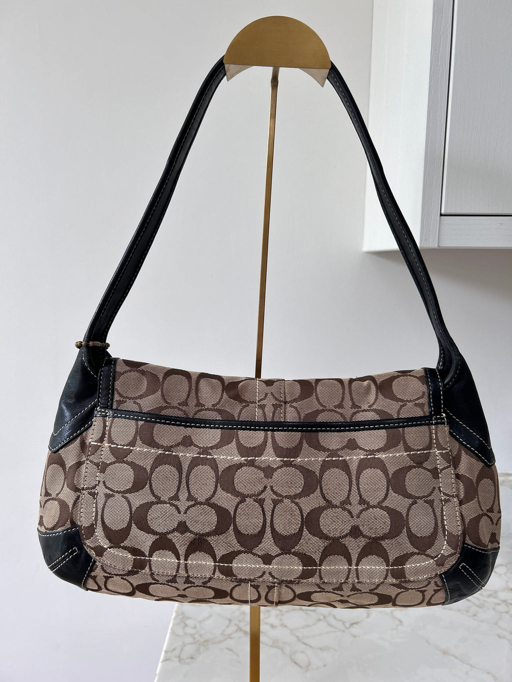 Vintage Coach Ergo clip shoulder bag