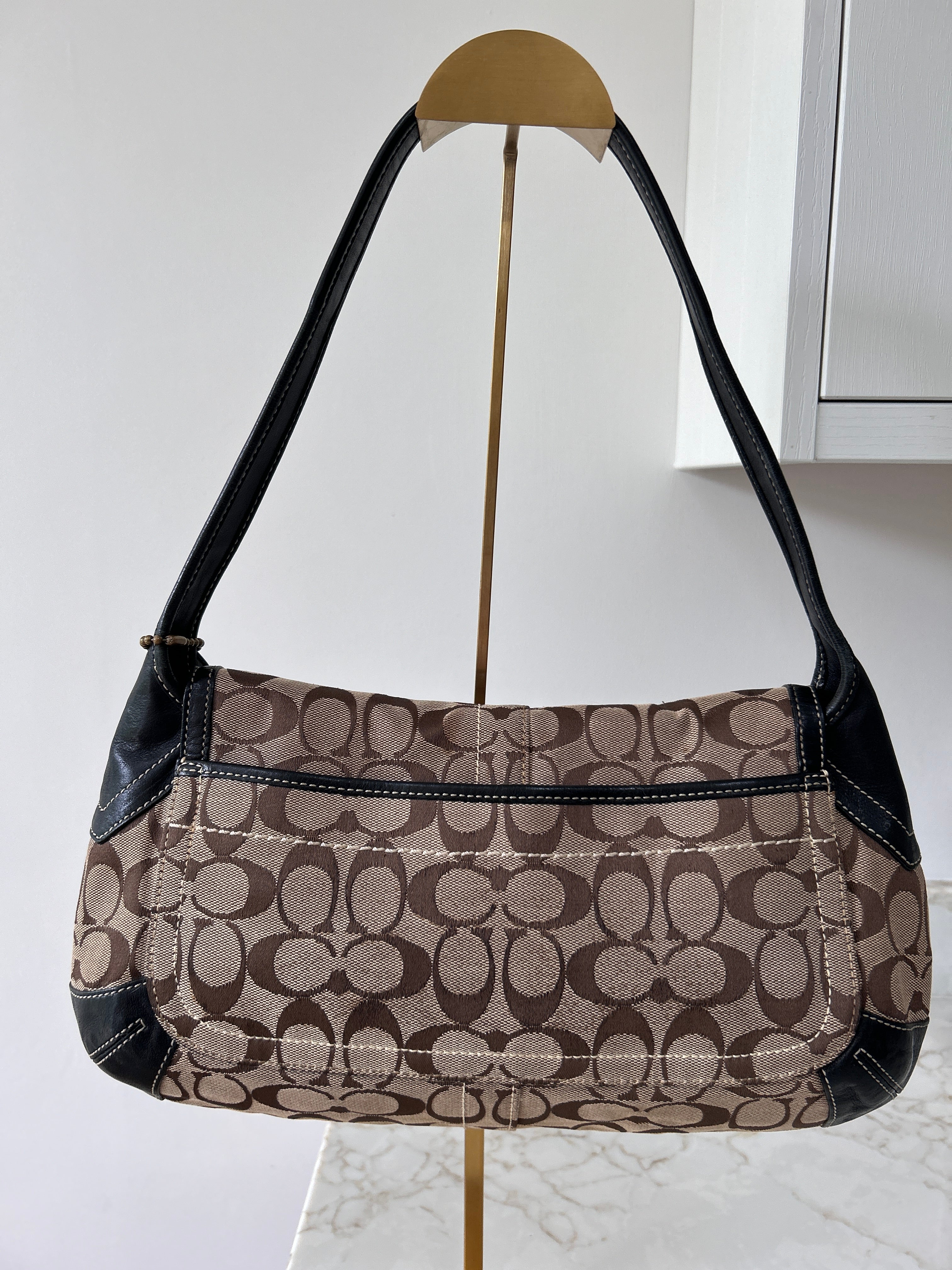 Vintage Coach Ergo clip shoulder bag