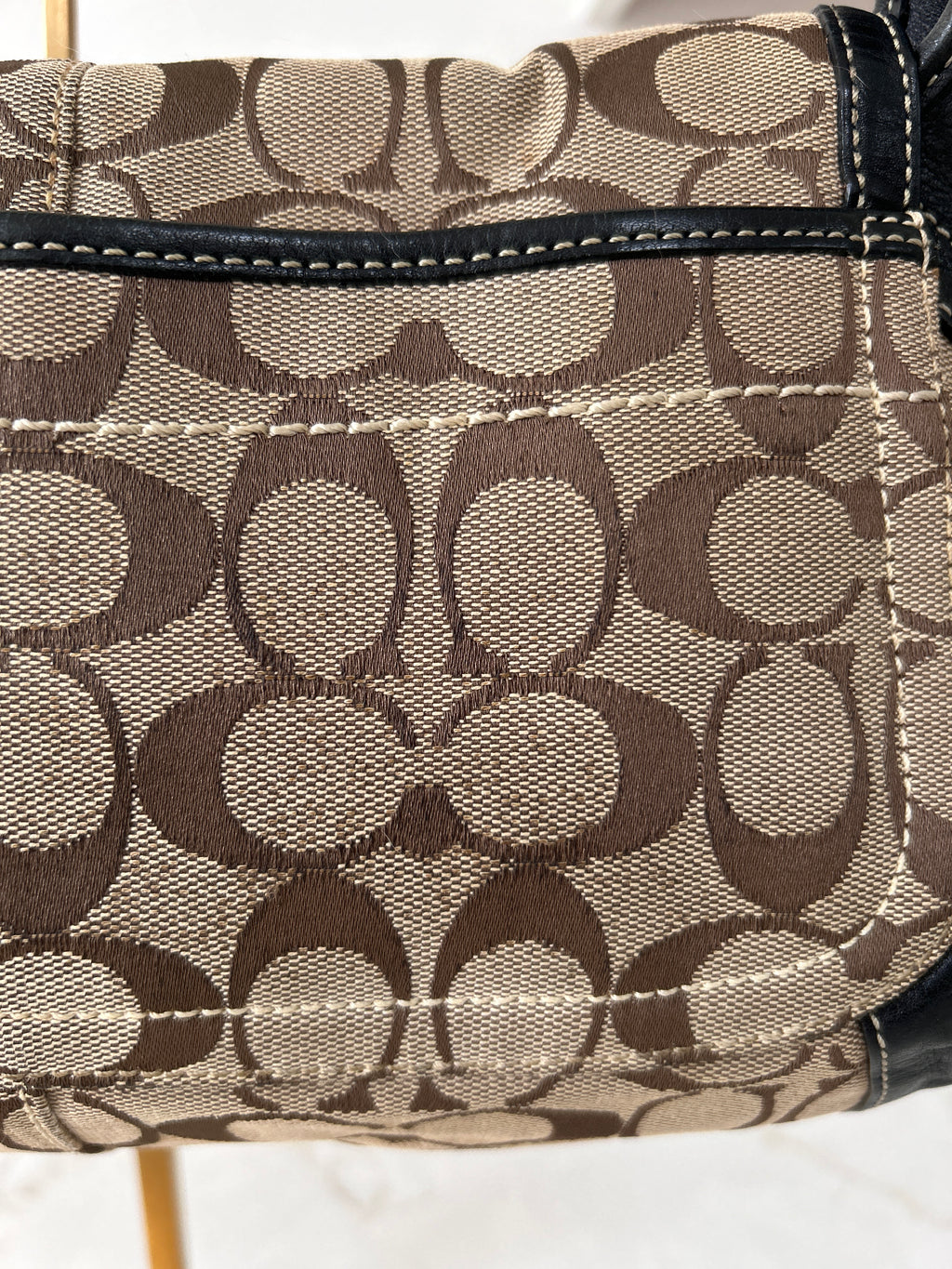 Vintage Coach Ergo clip shoulder bag