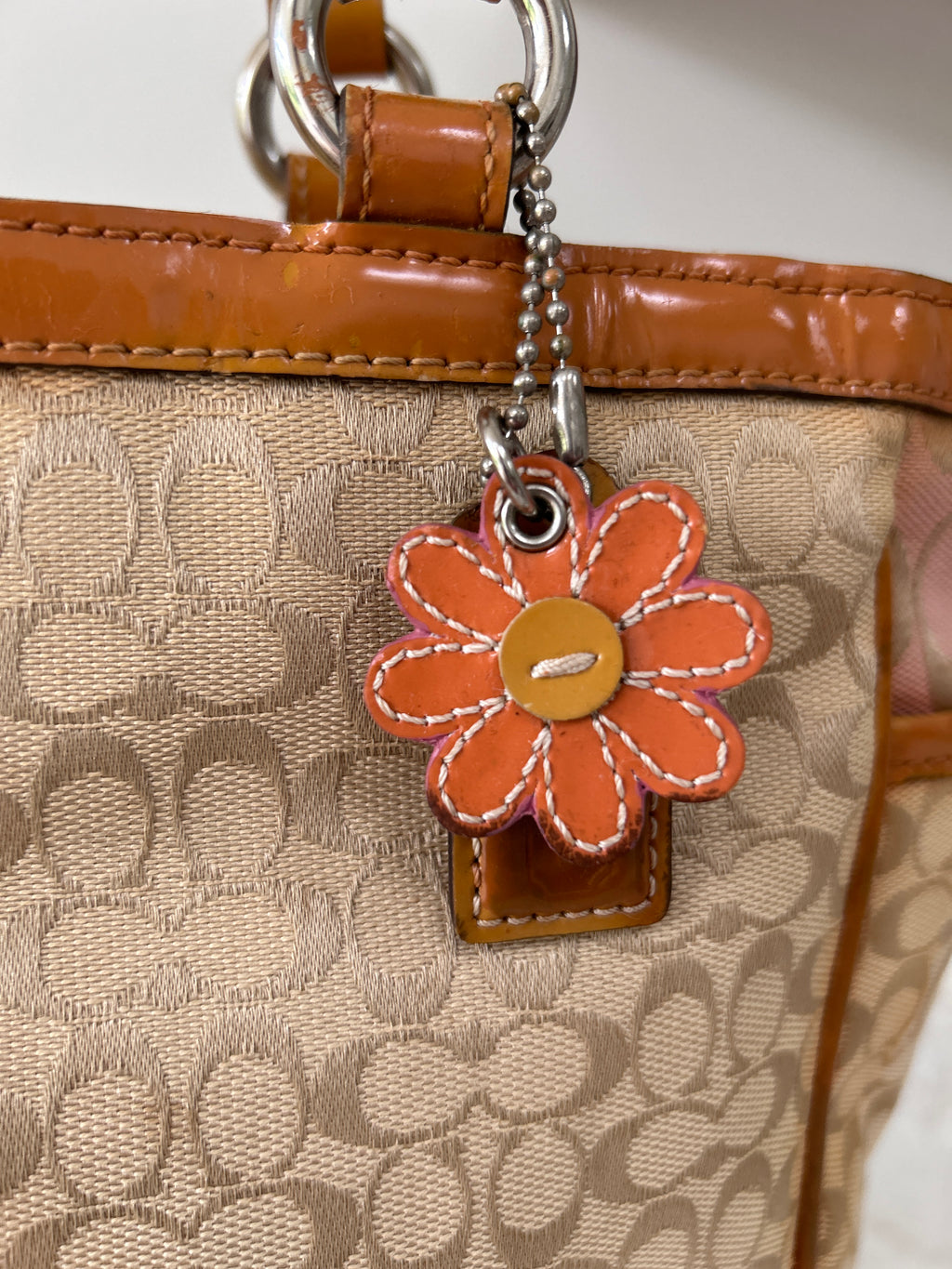 Vintage Coach patchwork shoulder bag