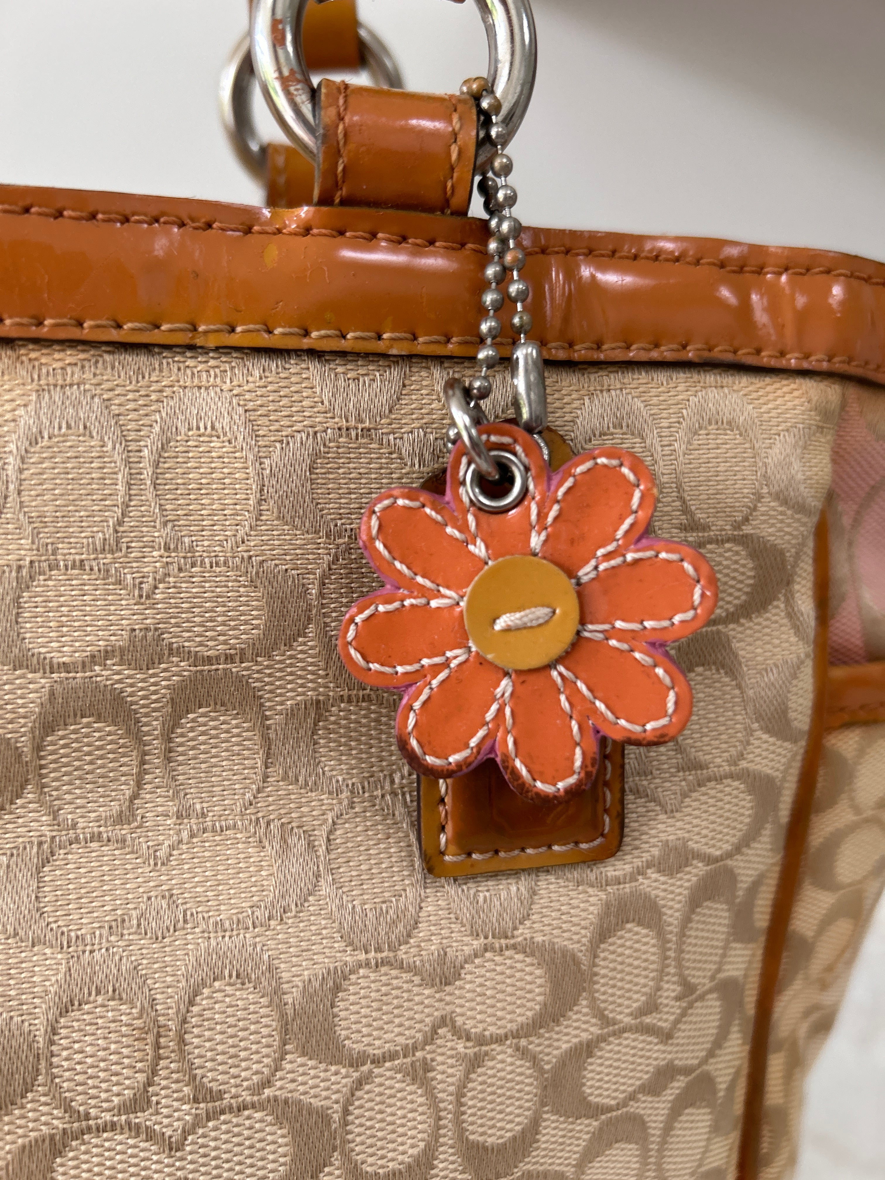 Vintage Coach patchwork shoulder bag