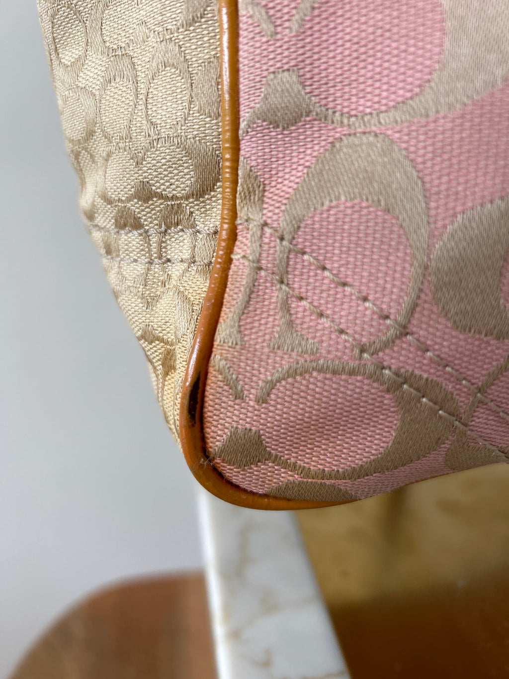 Vintage Coach patchwork shoulder bag