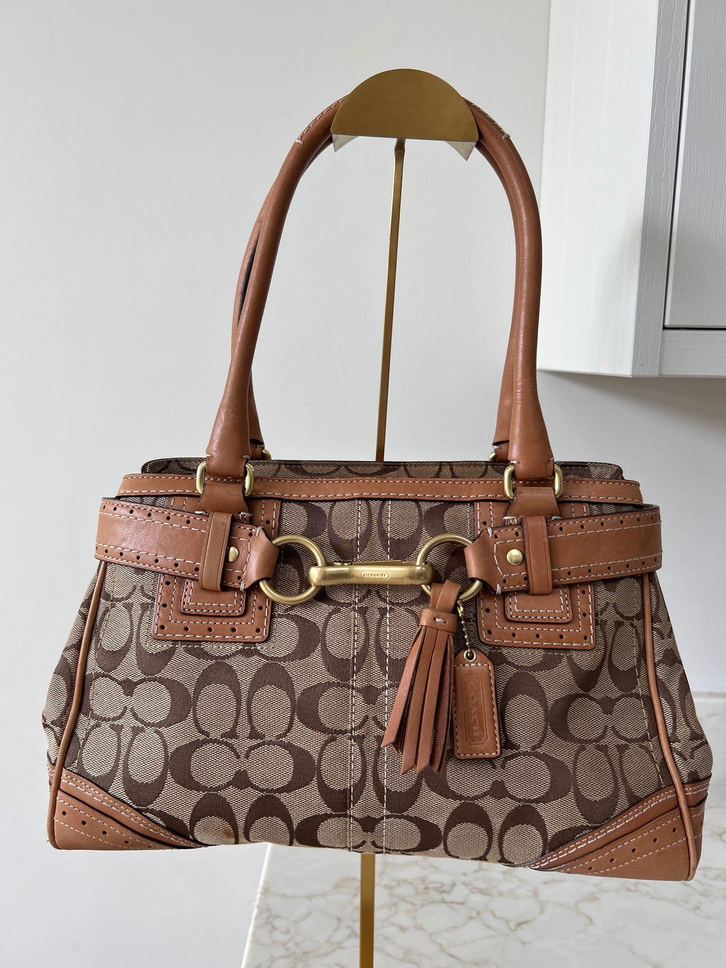Vintage Coach Hampton shoulder bag