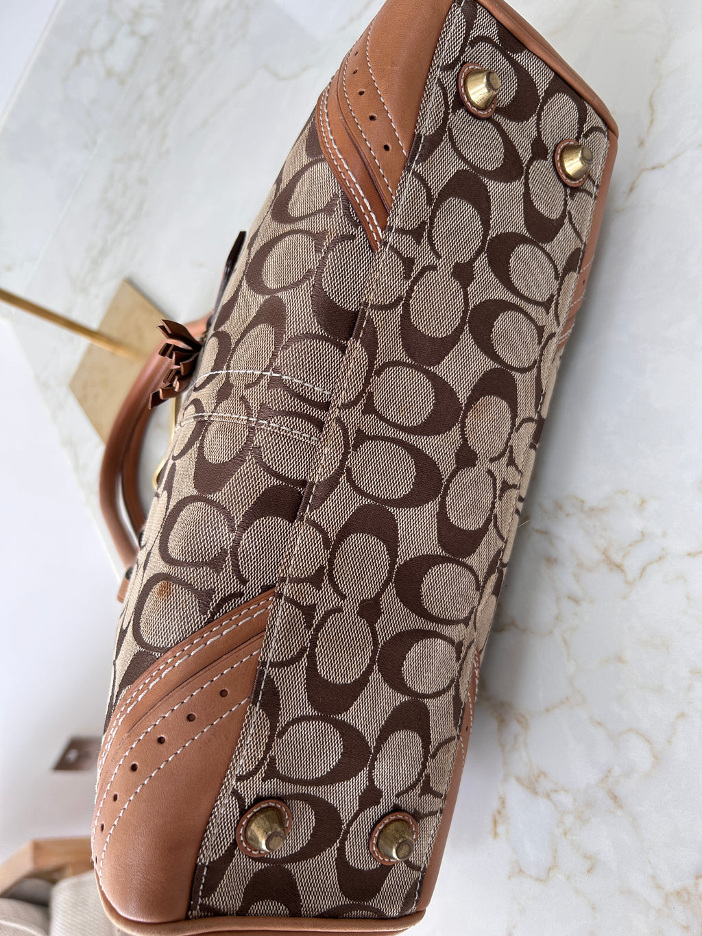 Vintage Coach Hampton shoulder bag