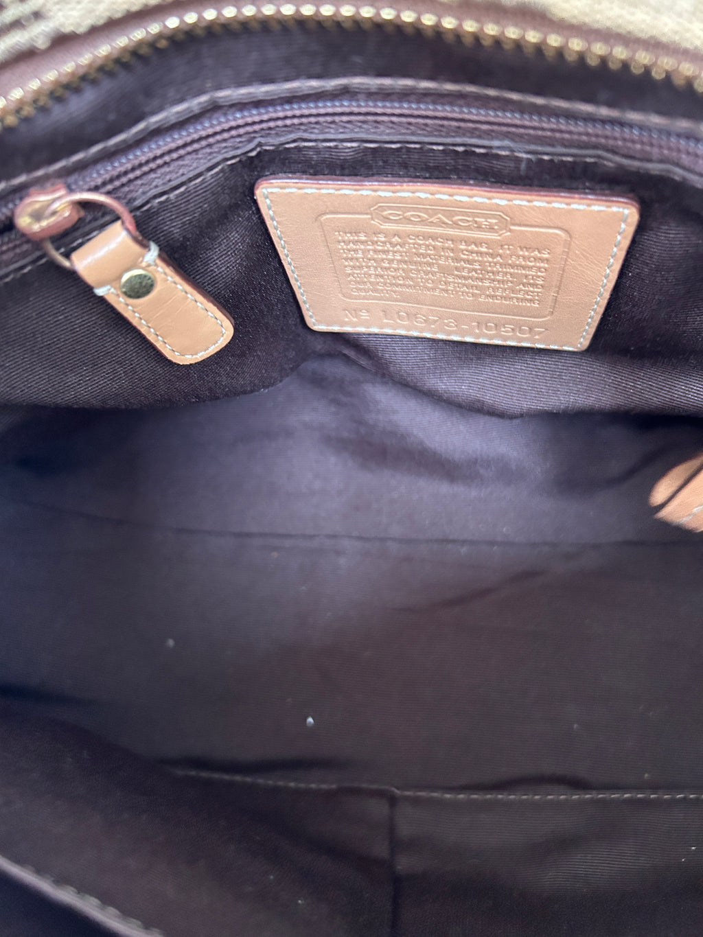 Vintage Coach Hampton shoulder bag