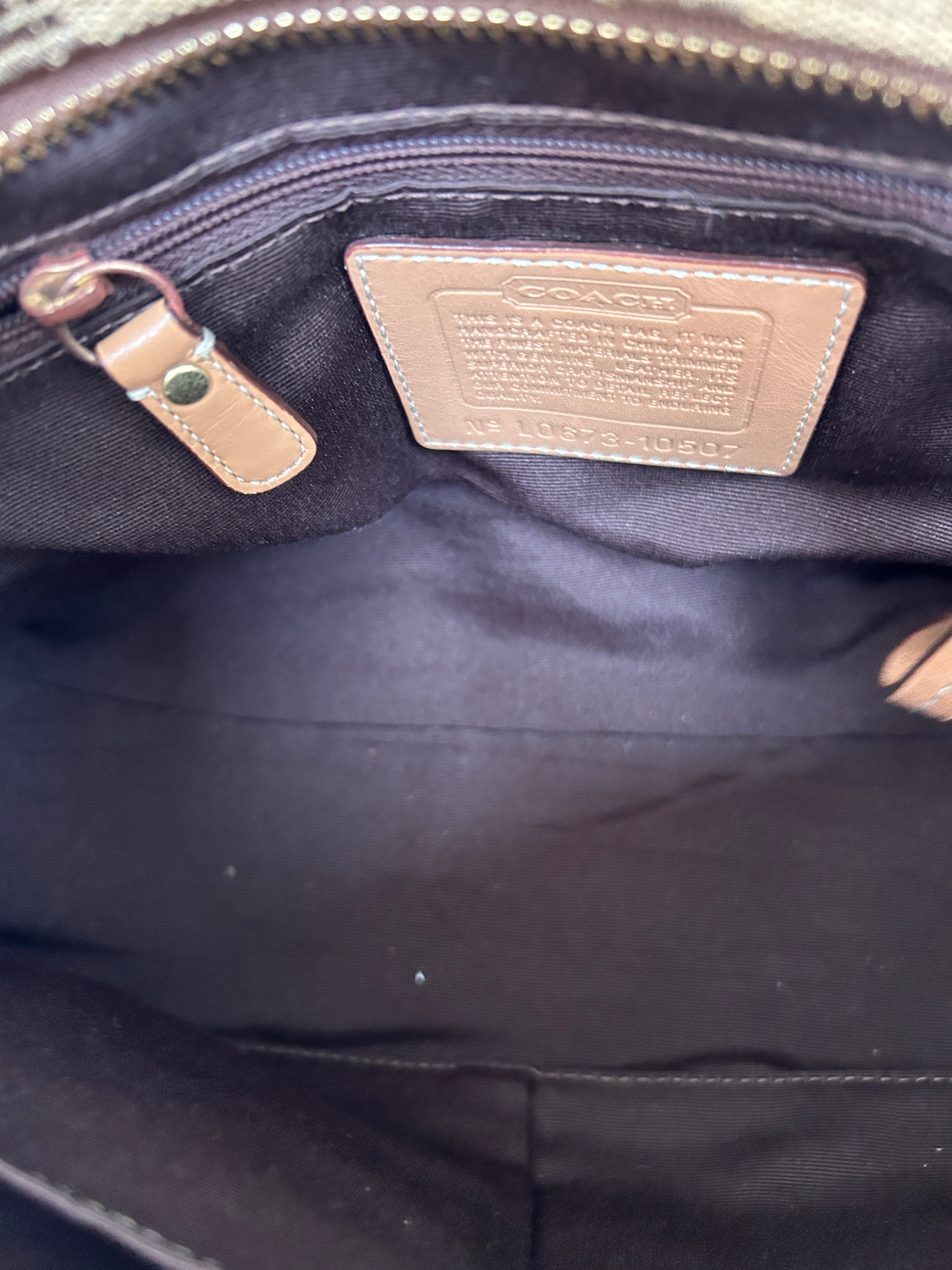 Vintage Coach Hampton shoulder bag