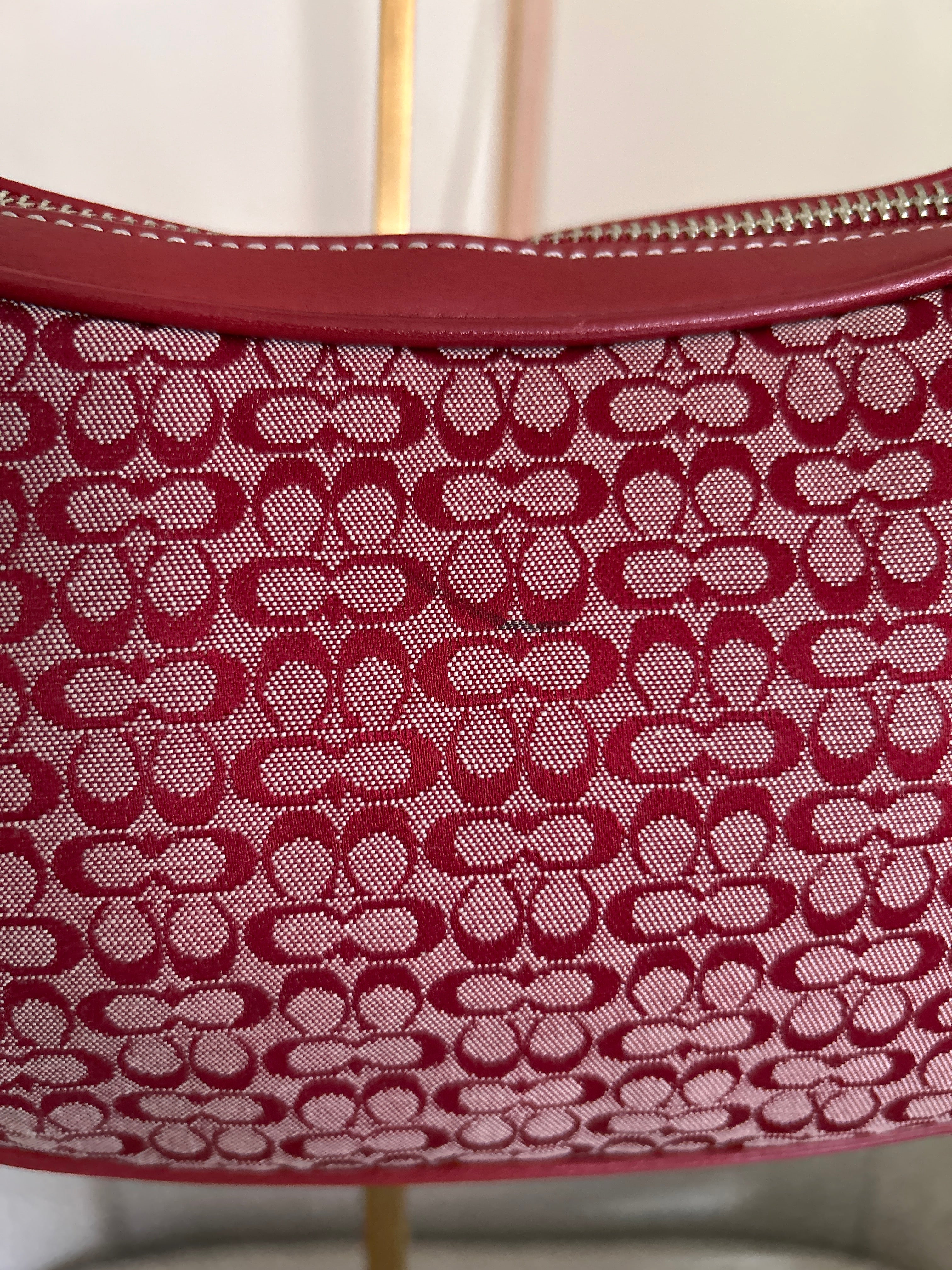 Vintage Coach crescent shoulder bag